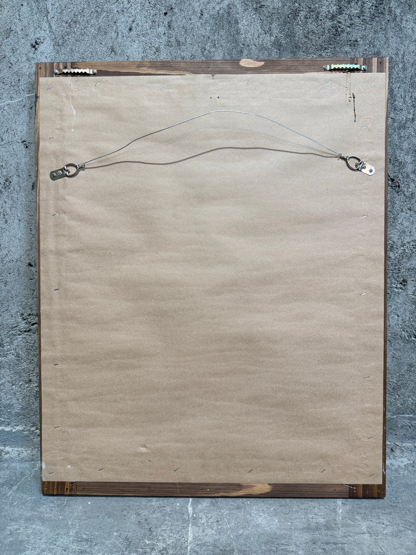 Custom Made Reclaimed Oak Accent Mirror - Excellent Condition (2 Available!)