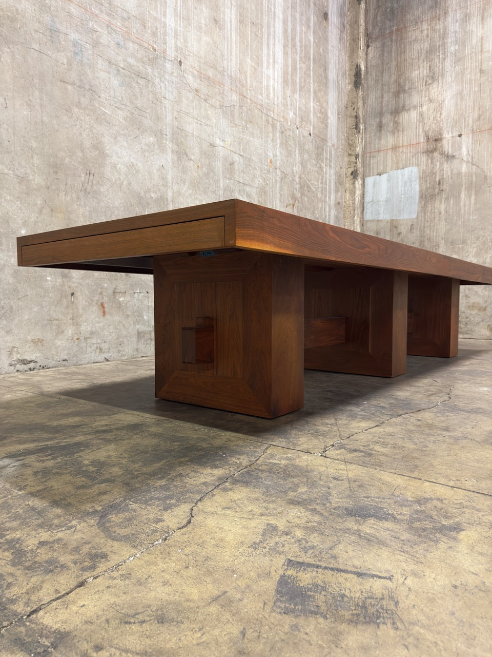 Uhuru Design Custom Walnut Extension Dining Table — Commissioned for George Clooney, 2010, Brooklyn NY
