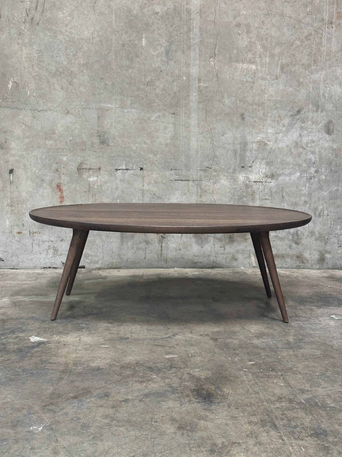Mater Accent Oval Lounge Table Sirka Grey Oak