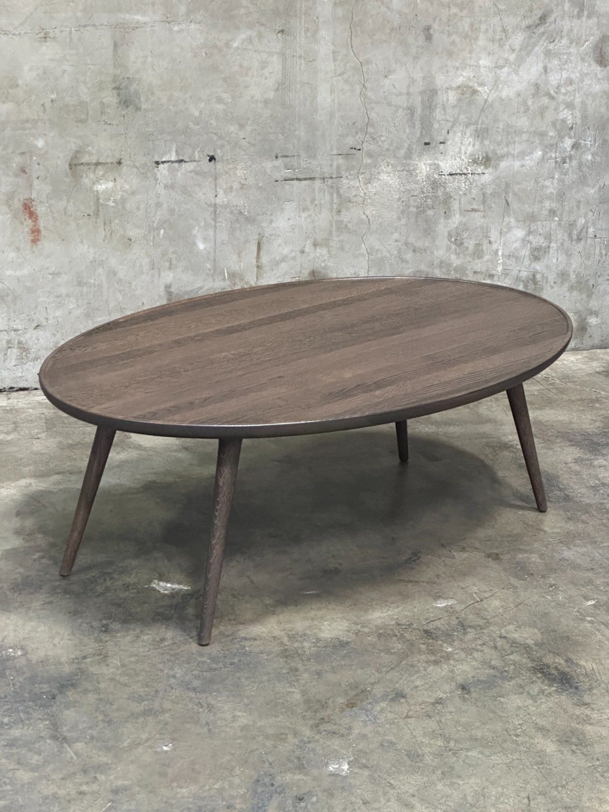 Mater Accent Oval Lounge Table Sirka Grey Oak