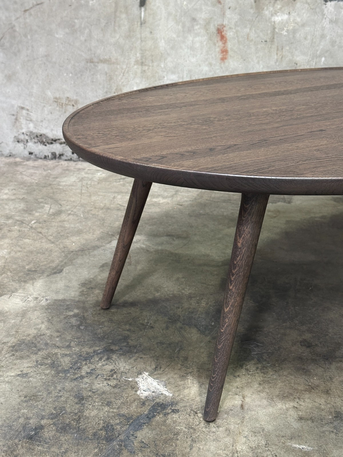 Mater Accent Oval Lounge Table Sirka Grey Oak