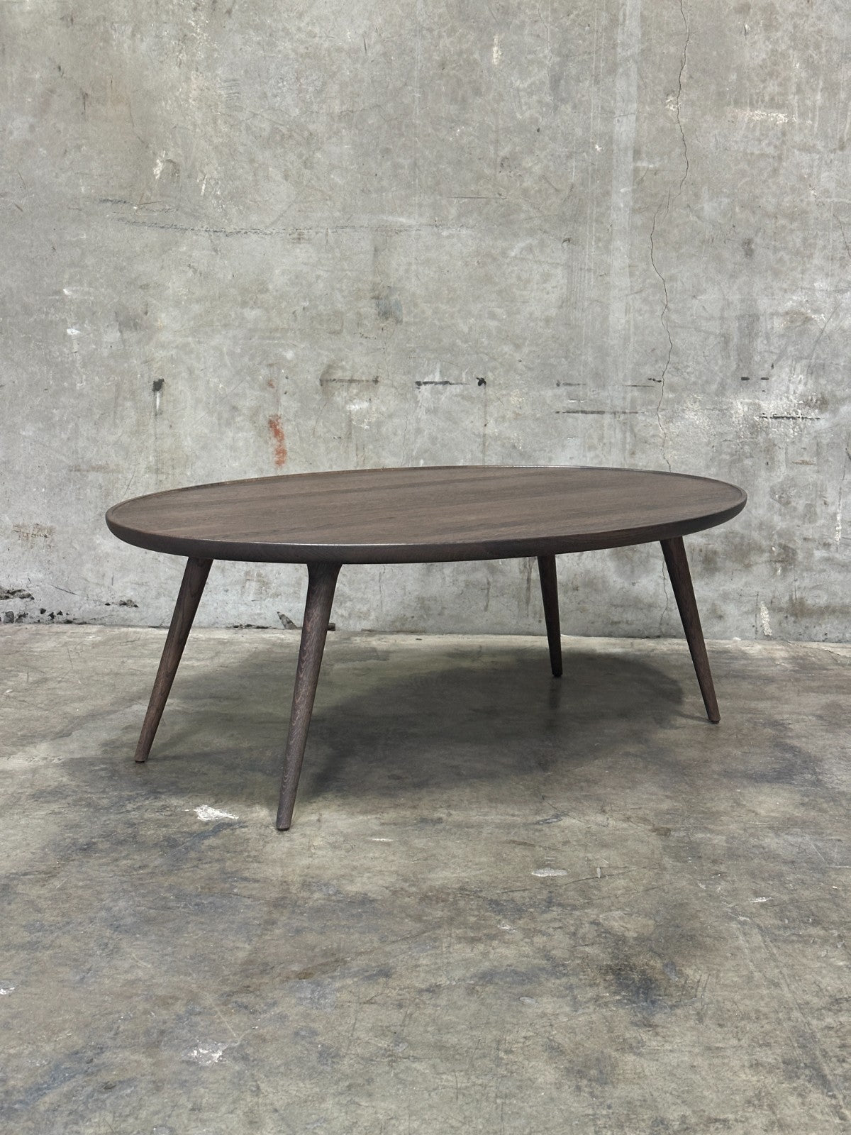 Mater Accent Oval Lounge Table Sirka Grey Oak