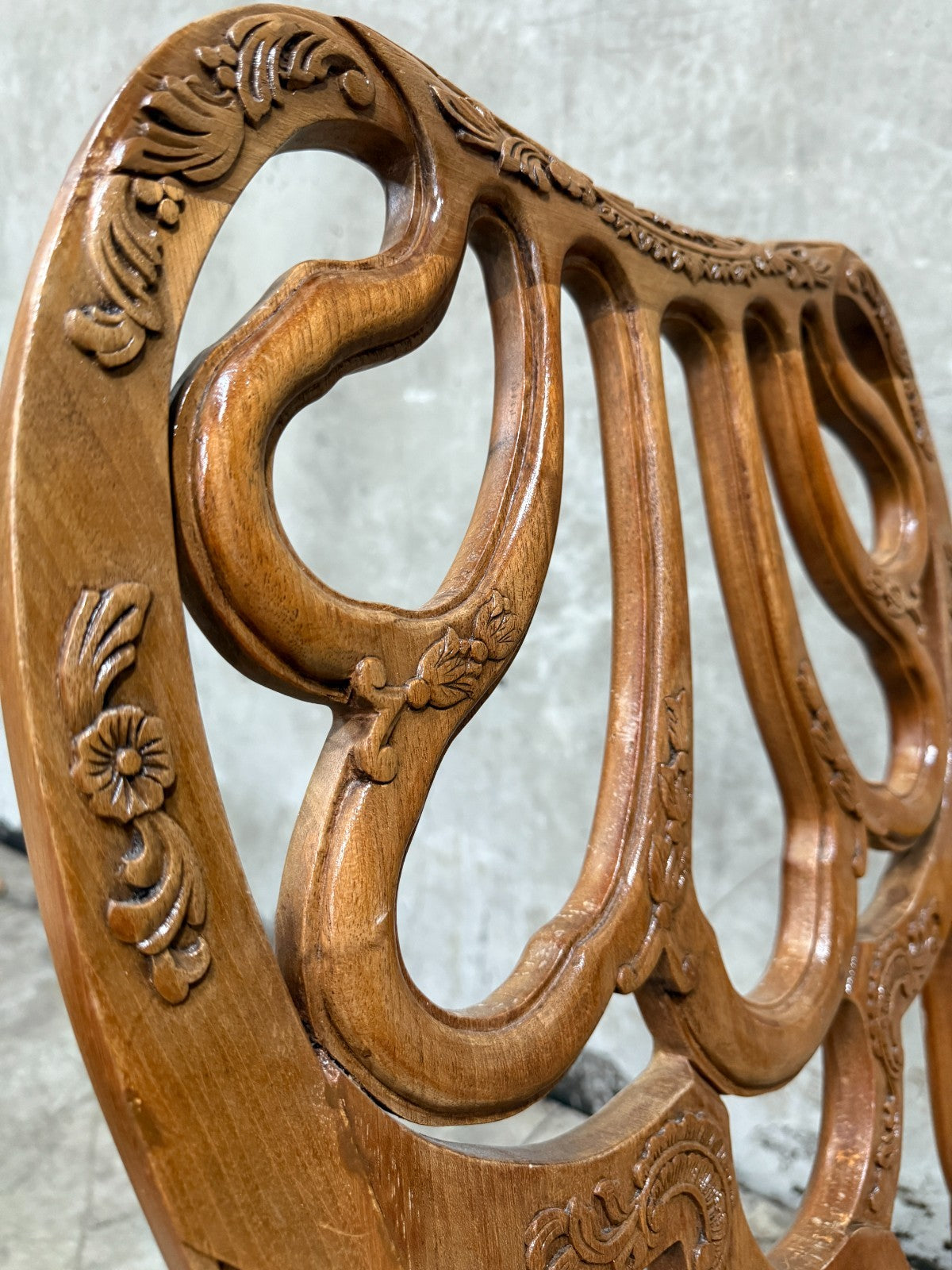 Exquisite Antique Late Victorian Rococo Revival Carved Walnut Armchairs - Pair