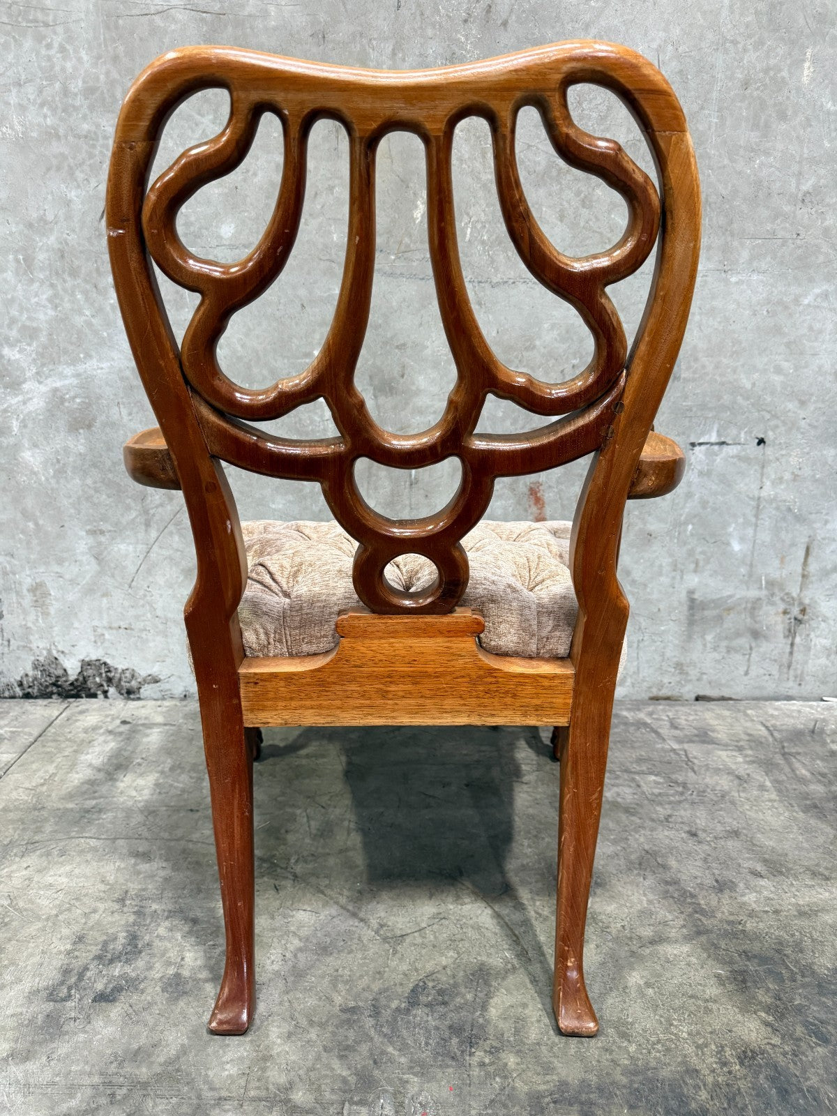 Exquisite Antique Late Victorian Rococo Revival Carved Walnut Armchairs - Pair