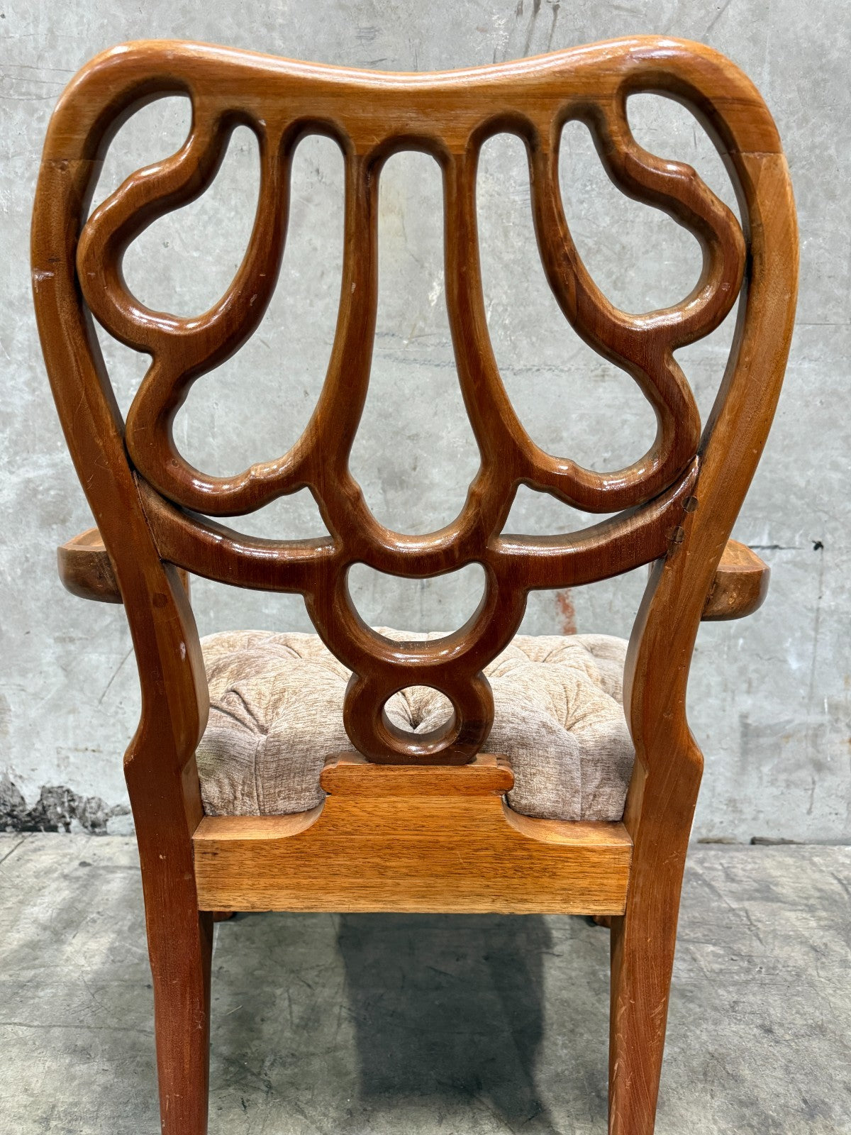 Exquisite Antique Late Victorian Rococo Revival Carved Walnut Armchairs - Pair