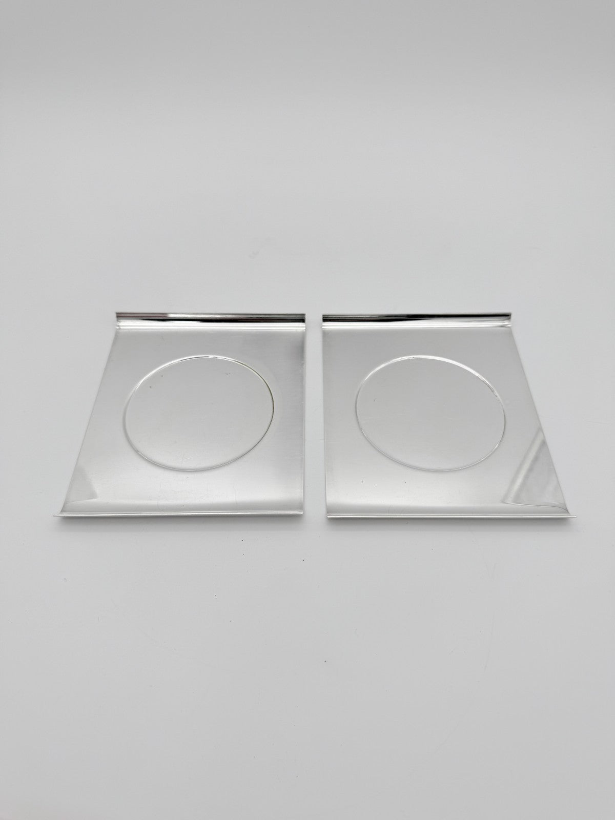 Sabattini Argenteria Stainless Steel Wine Coasters - Set of 2