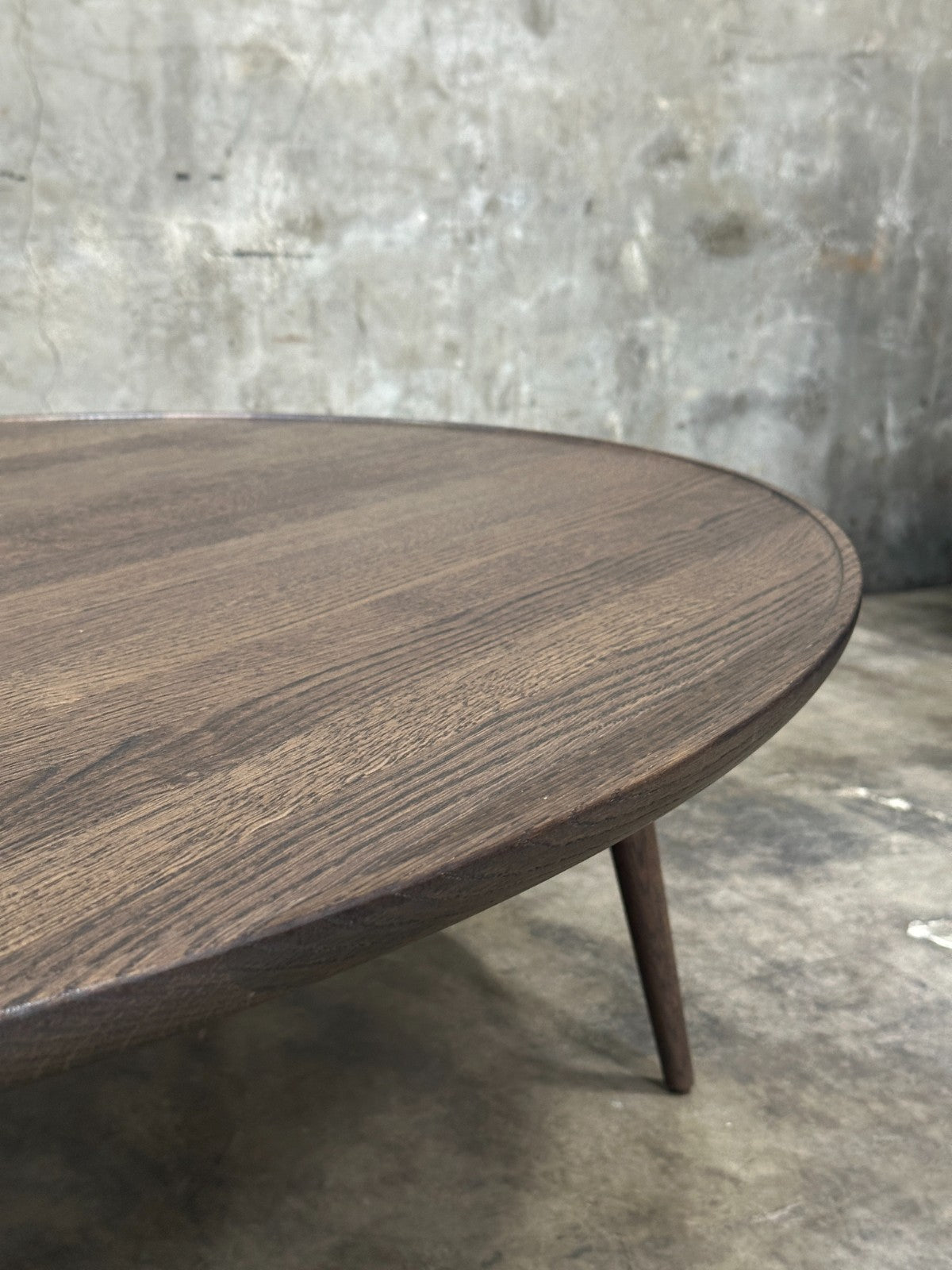 Mater Accent Oval Lounge Table Sirka Grey Oak