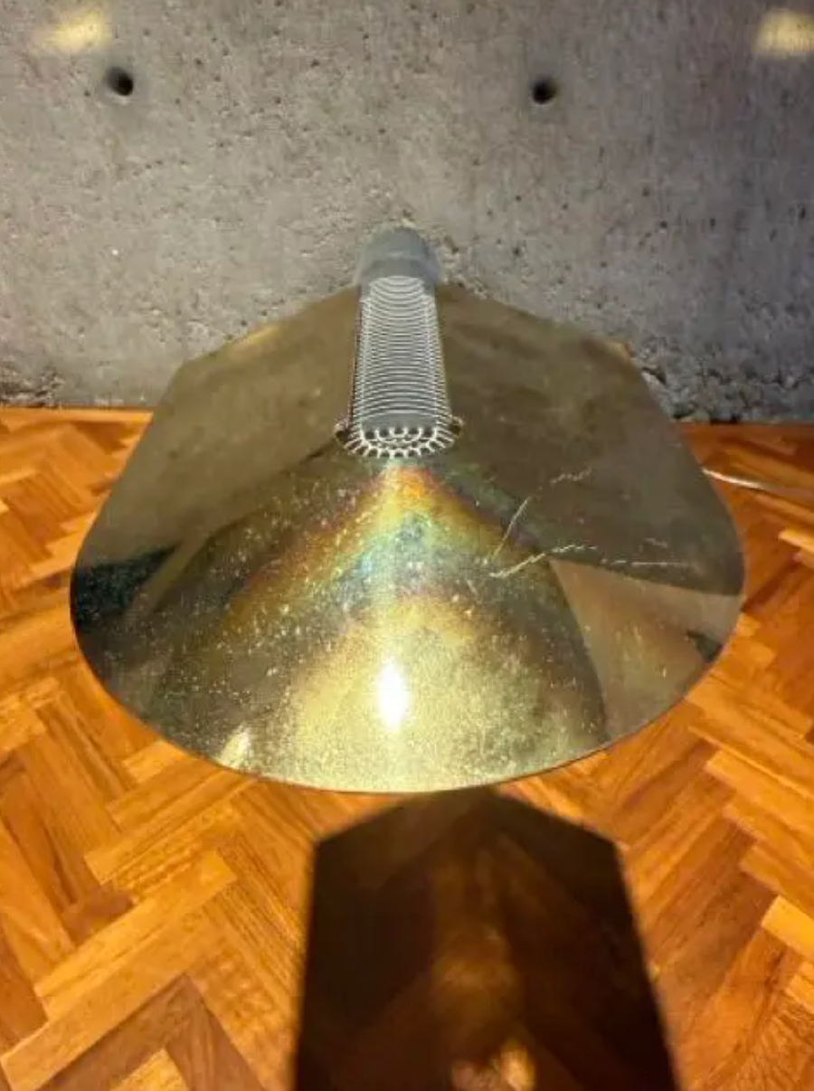 Cedric Hartman Brass & Chrome Desk Lamp, Adjustable Modernist Design, 1970s