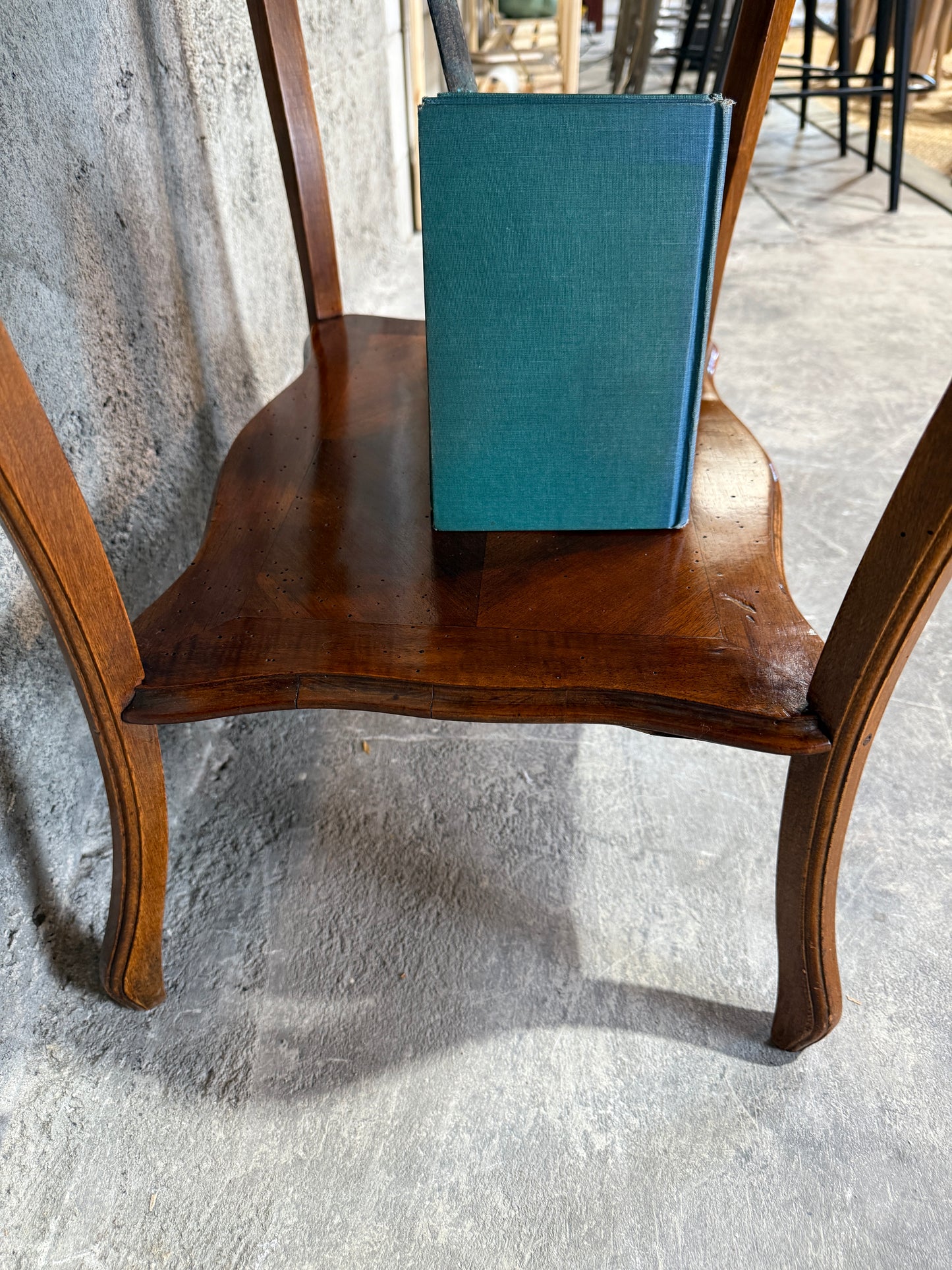 Exquisite Antique French Walnut Lift-Top Dressing Table - Louis XV Style