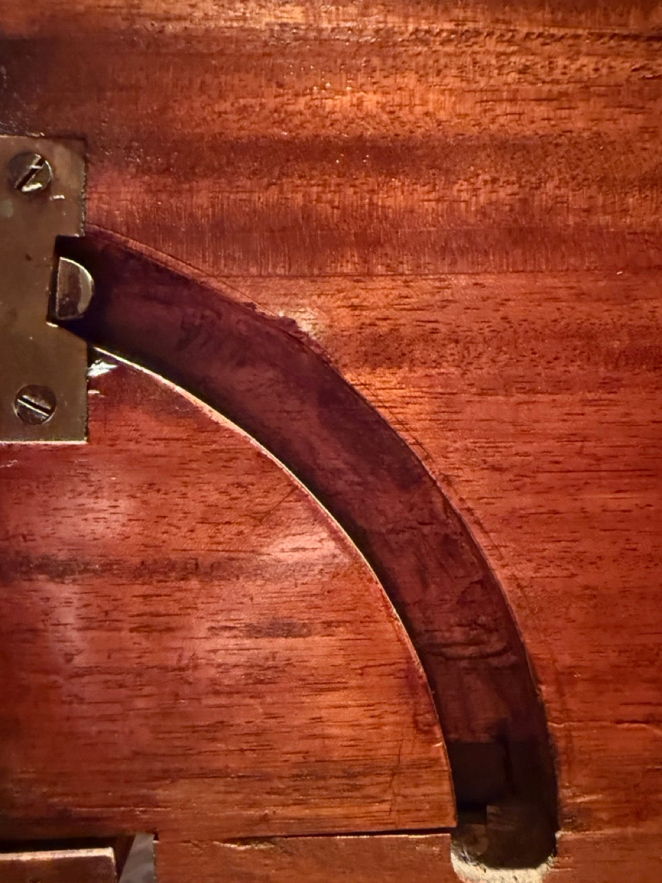 Antique George III Mahogany Secretary Bookcase Bureau with Glazed Doors 91"