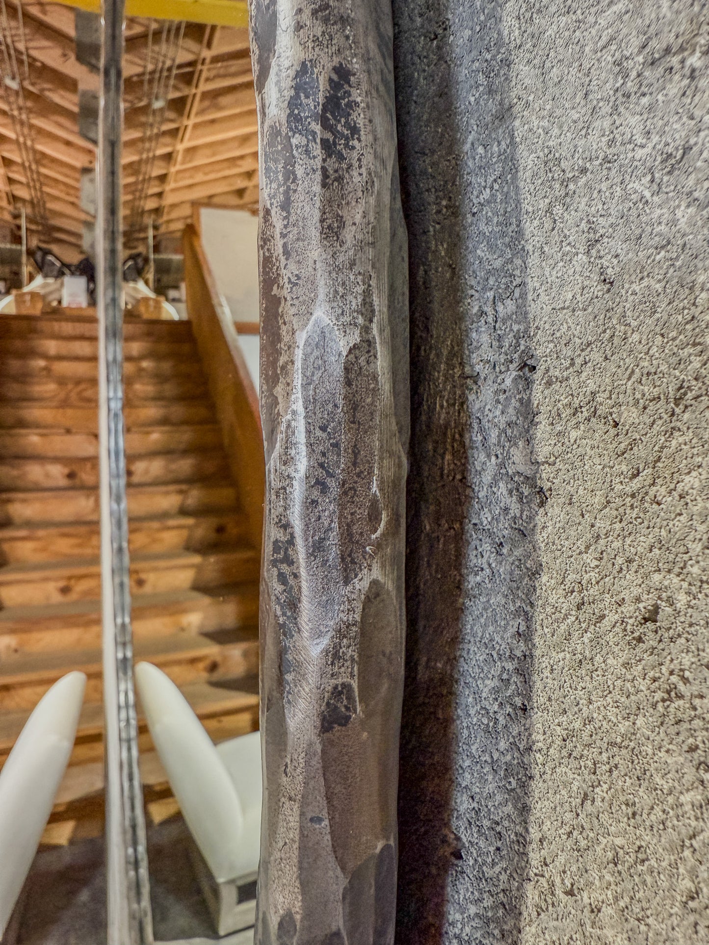 Large Round Hammered Iron Ring Mirror by Design Mix Studio