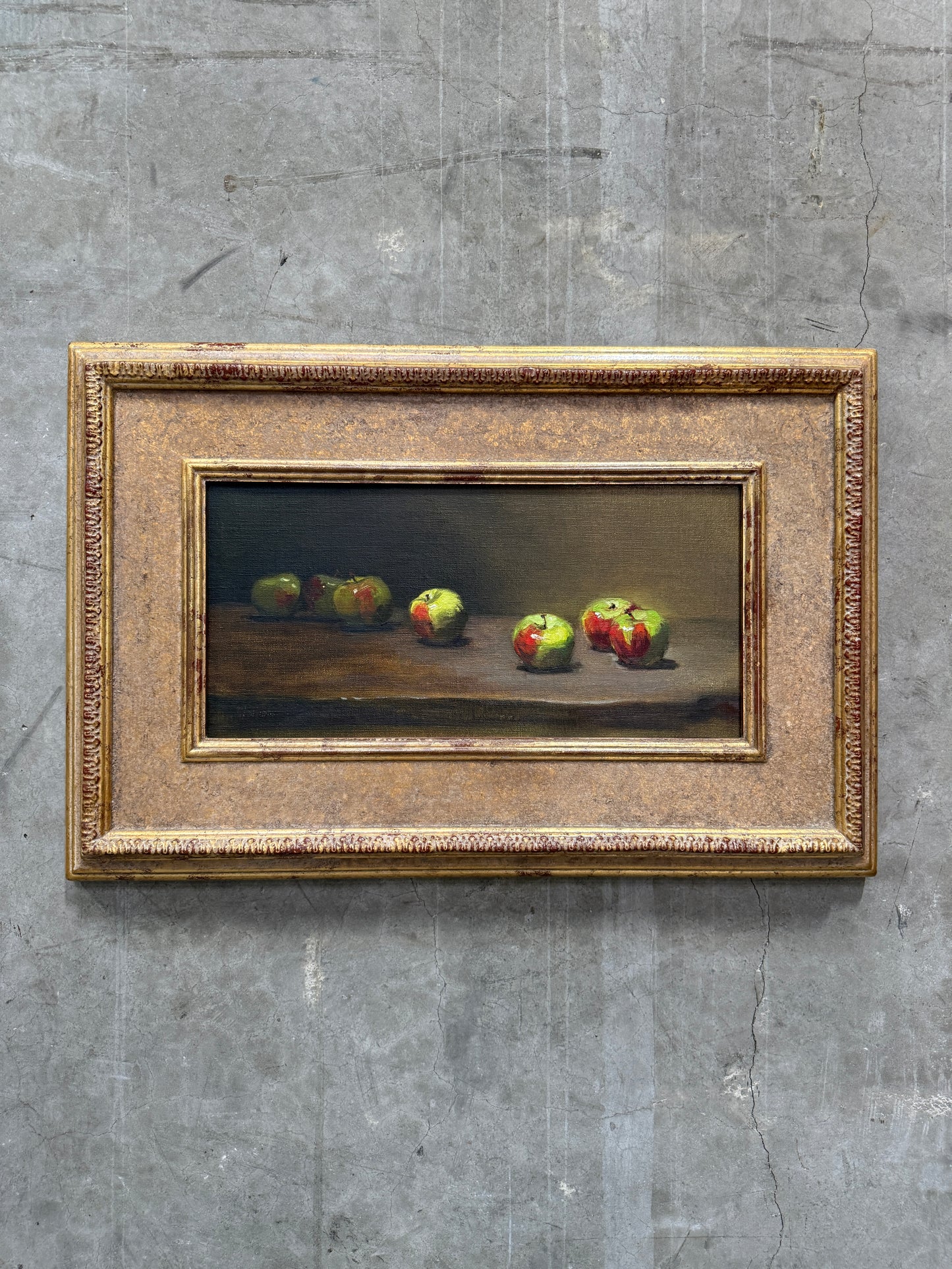 Nancy Chaboun Lady Apples Oil Painting Signed Meyer Gallery Scottsdale Artist