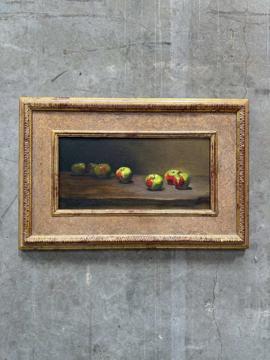 Nancy Chaboun Lady Apples Oil Painting Signed Meyer Gallery Scottsdale Artist
