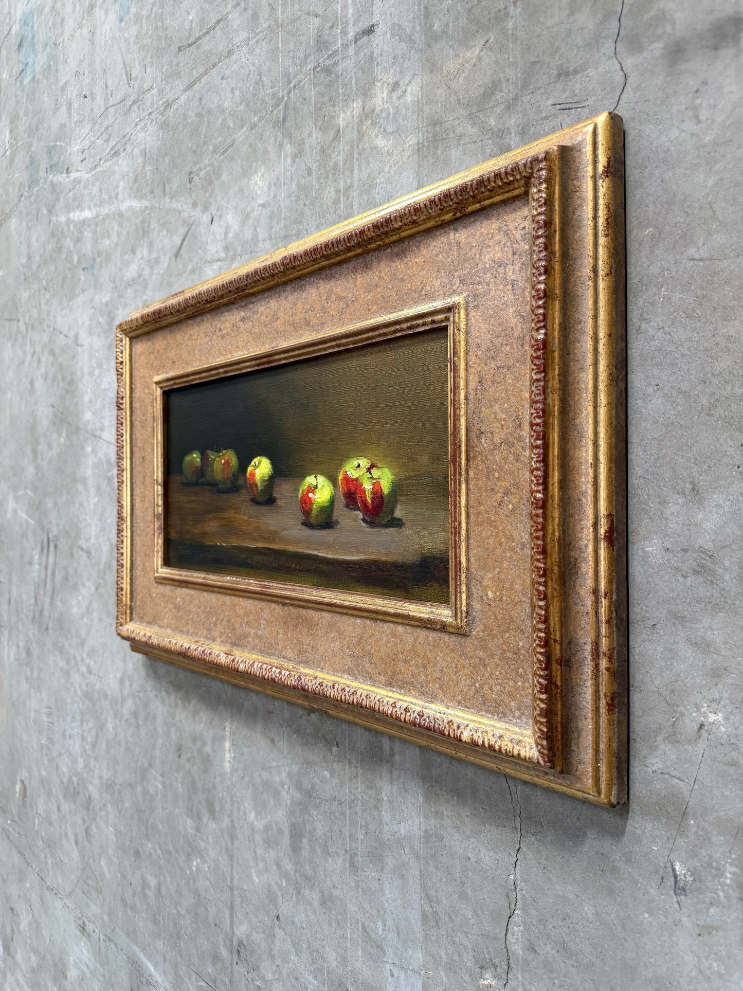 Nancy Chaboun Lady Apples Oil Painting Signed Meyer Gallery Scottsdale Artist