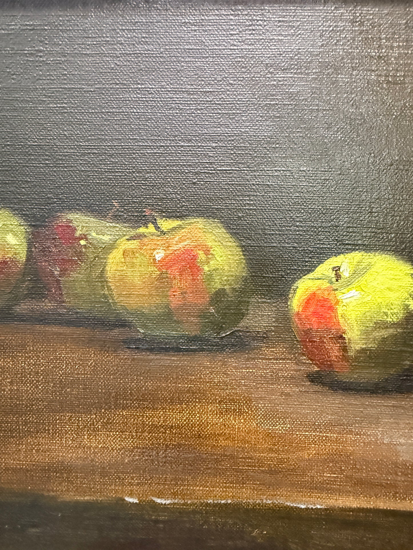 Nancy Chaboun Lady Apples Oil Painting Signed Meyer Gallery Scottsdale Artist