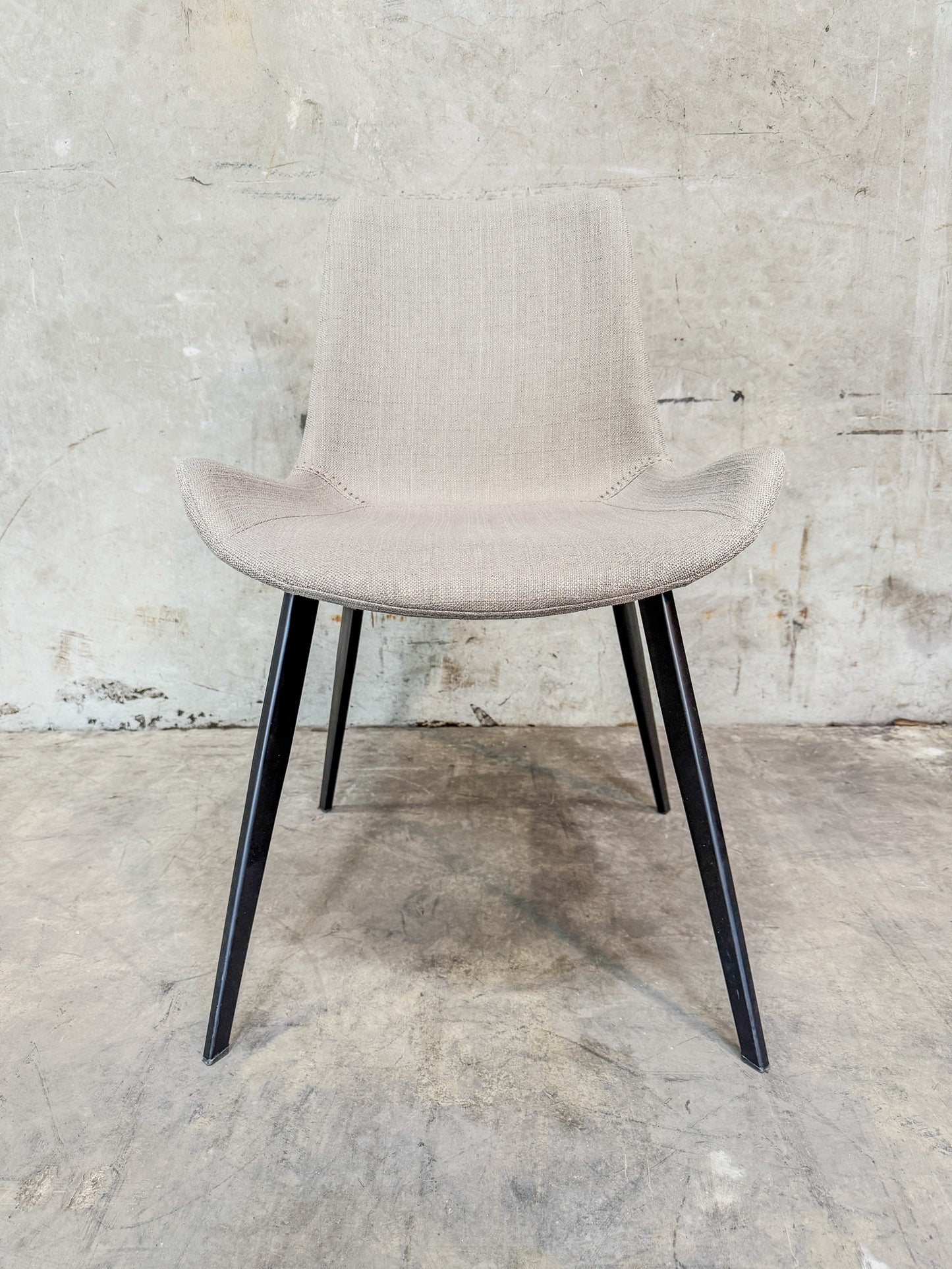 Set of Eight (8) Arhaus "Gage" Upholstered Dining Chairs