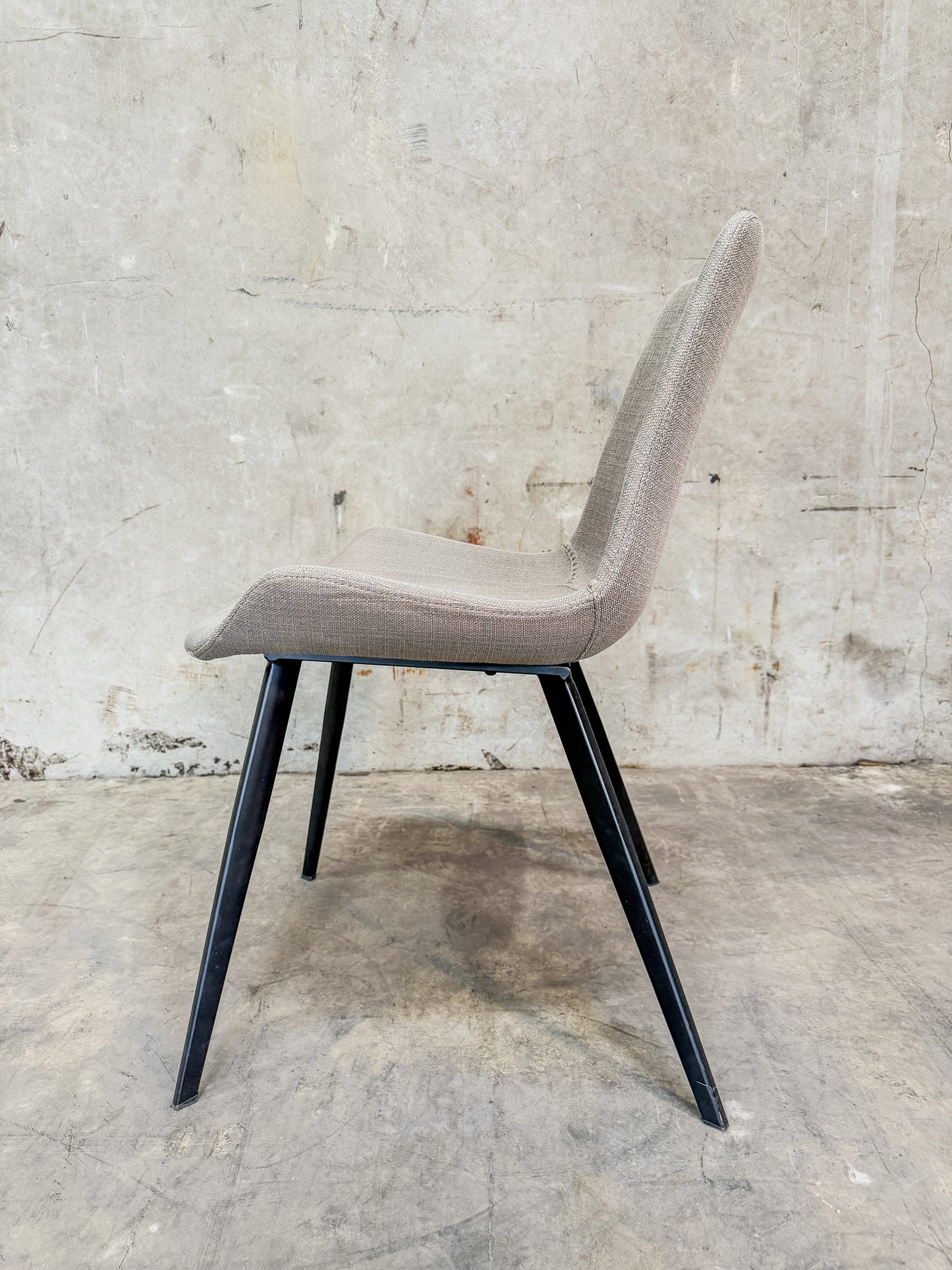 Set of Eight (8) Arhaus "Gage" Upholstered Dining Chairs