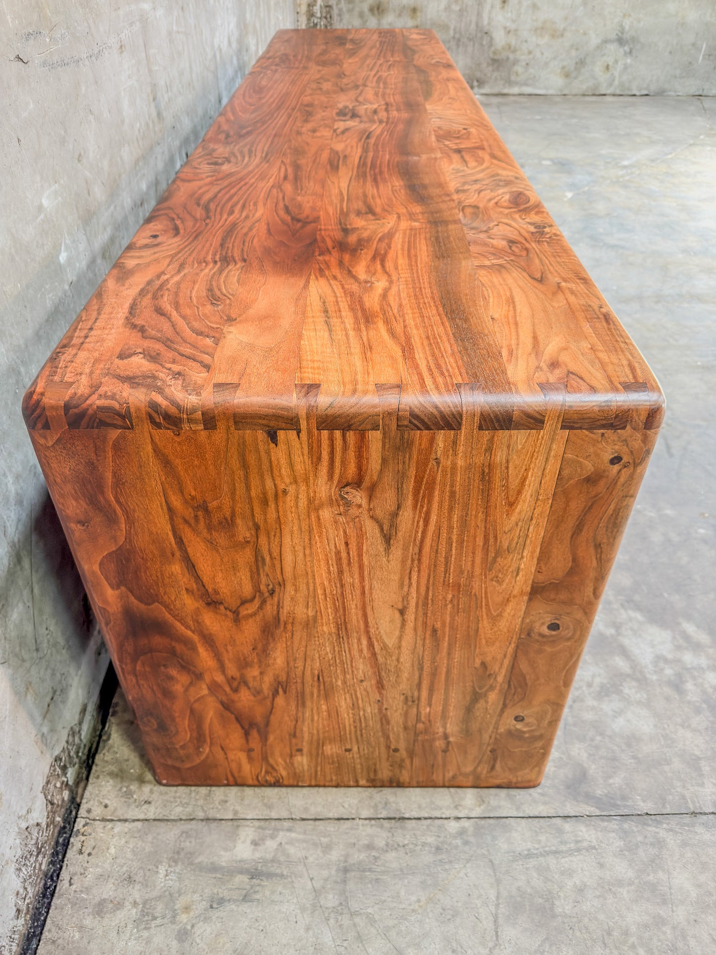 Iconic Arthur Espenet Carpenter Apprentice Credenza - California Walnut (1975, Bolinas, CA)