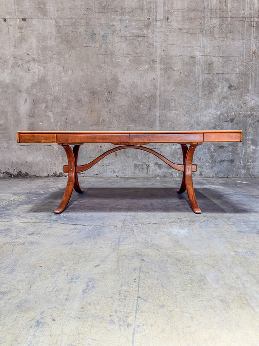 Historic Arthur Espenet Carpenter "Wishbone" Extension Dining Table - 1975 Bolinas Shop