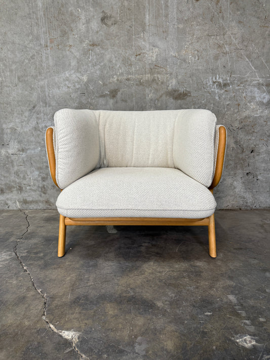 De La Espada "Stanley" Armchair - Danish Oiled Oak - Excellent Condition (Minor Repair)!