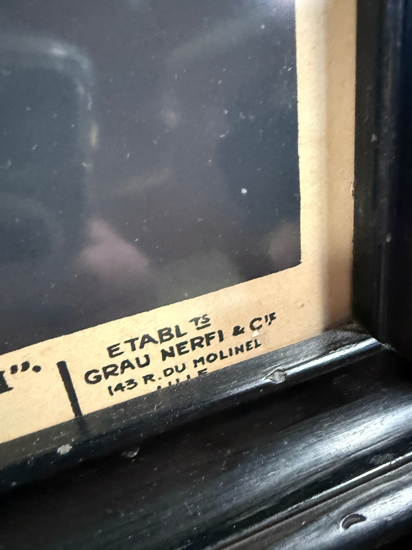 Original 1926 Art Deco Brasserie Lengrand Poster, Phi (Paul Nerfi) Frog Beer French Vintage Advertising Lithograph (44" x 32")