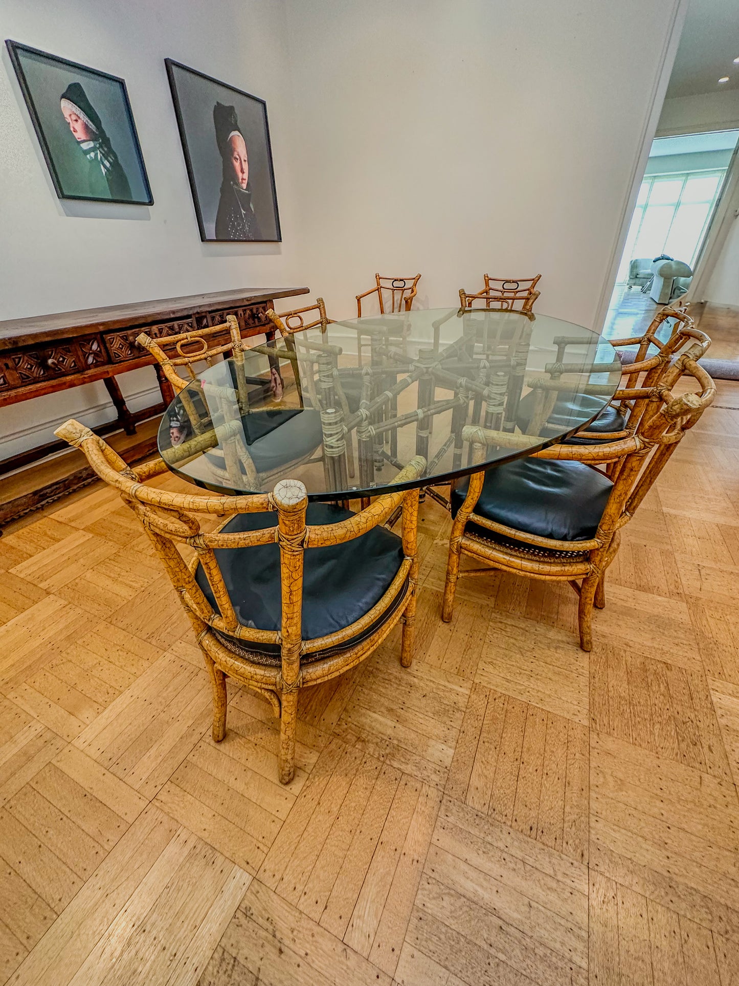 Vintage McGuire Dining Set