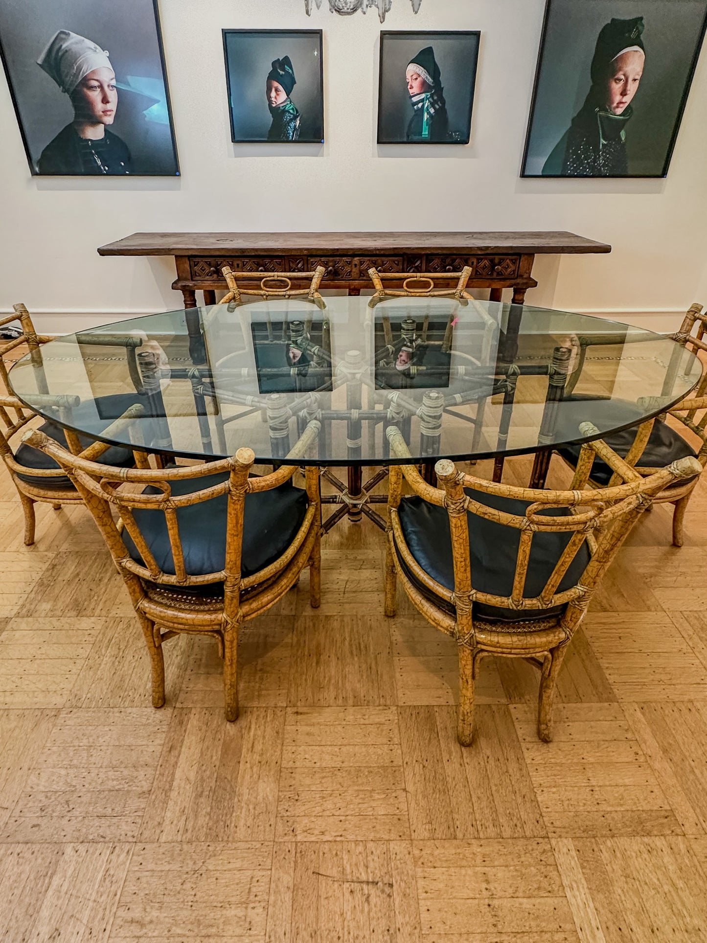 Vintage McGuire Dining Set