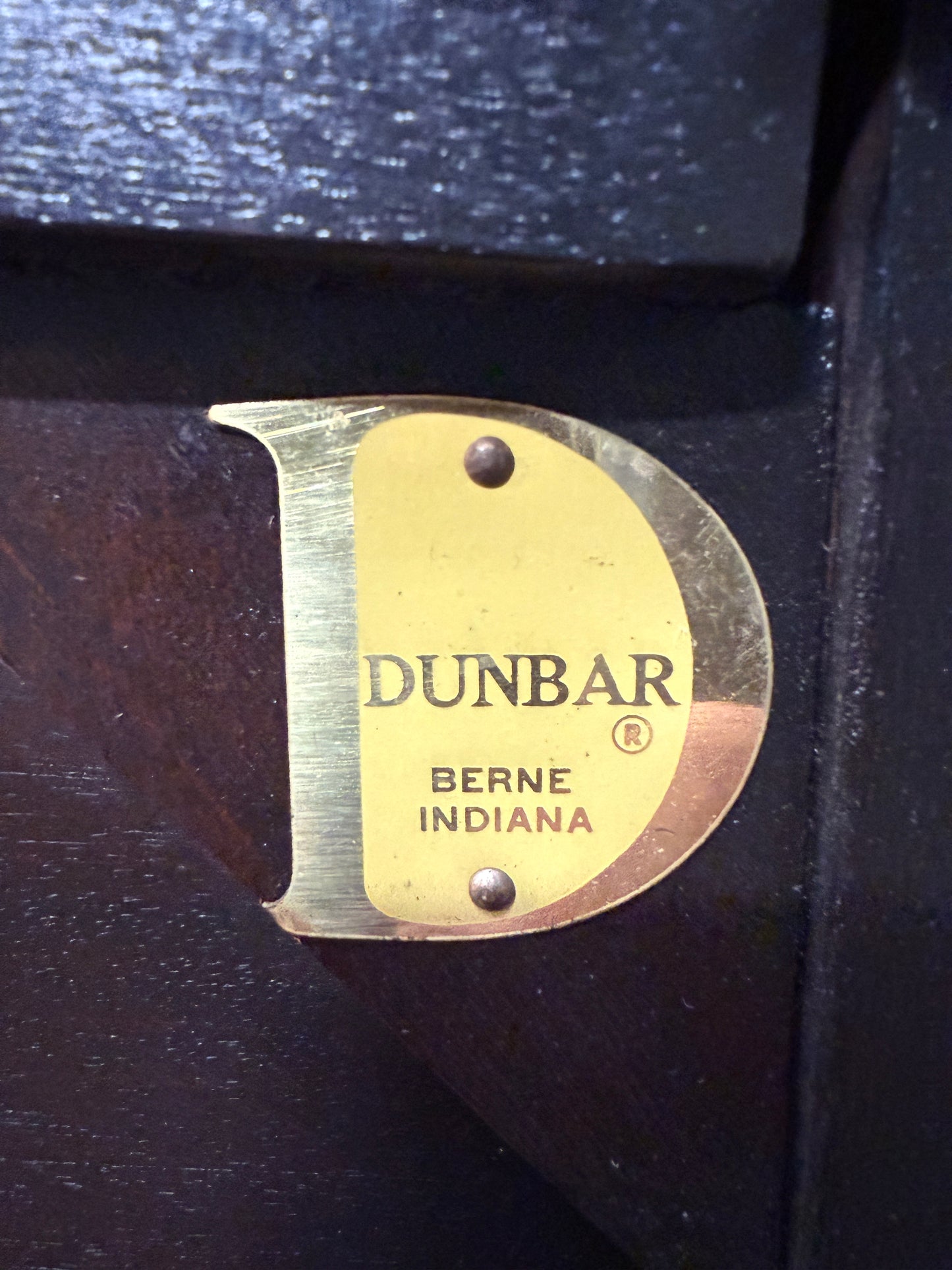 Set of 10 Edward Wormley Walnut and Caned Dining Chairs for Dunbar