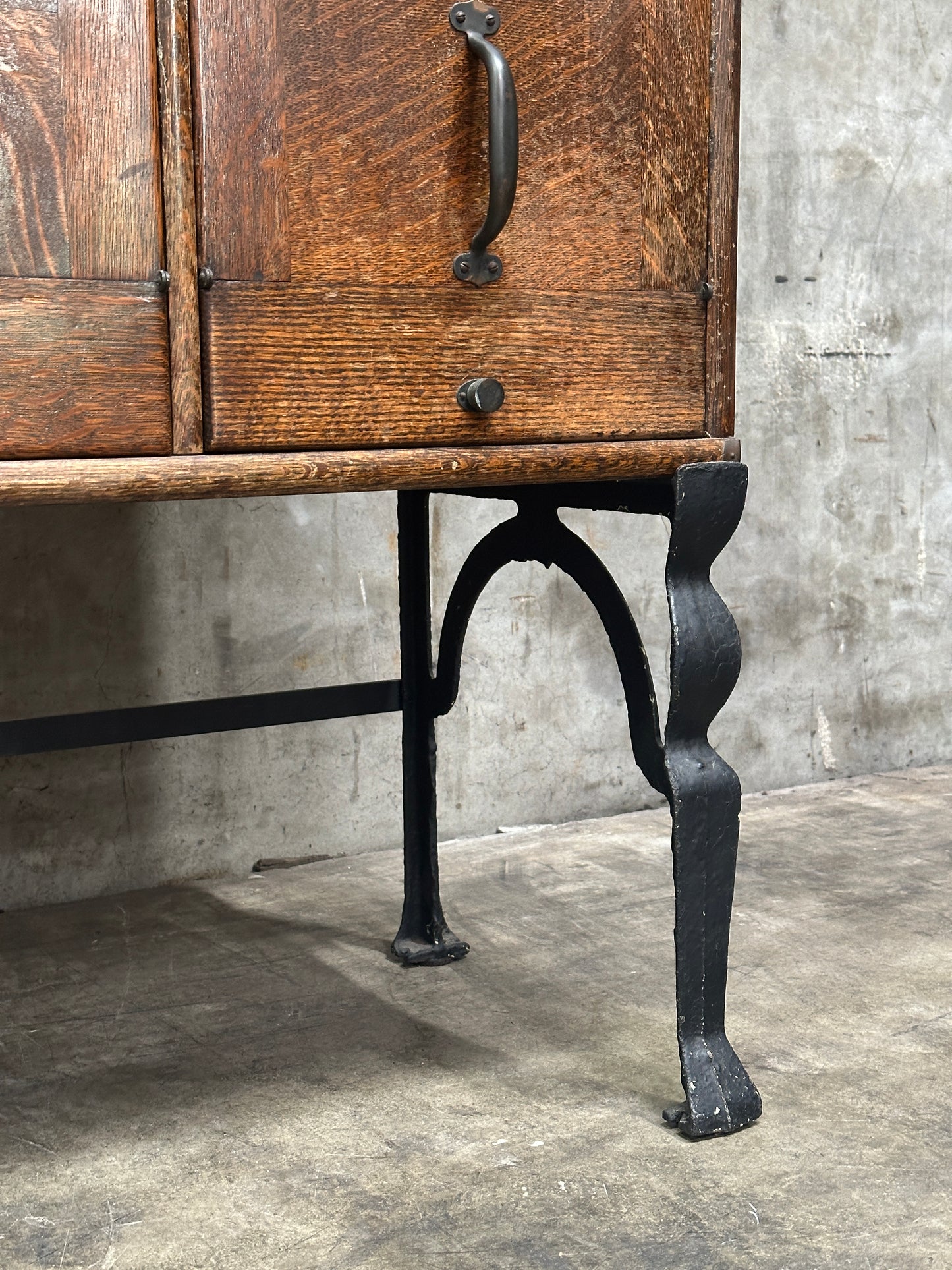 Globe-Wernicke Antique Sectional File Cabinet, Quartersawn Oak