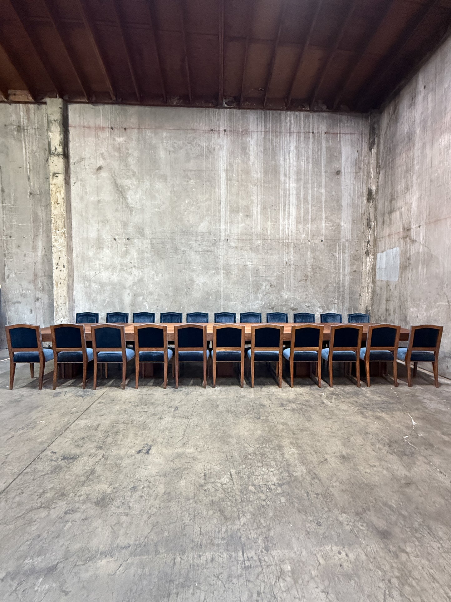 Uhuru Design Custom Walnut Extension Dining Table — Commissioned for George Clooney, 2010, Brooklyn NY