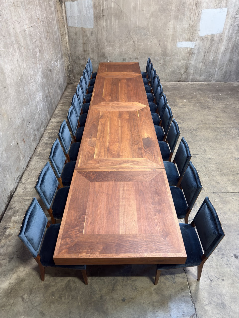 Uhuru Design Custom Walnut Extension Dining Table — Commissioned for George Clooney, 2010, Brooklyn NY