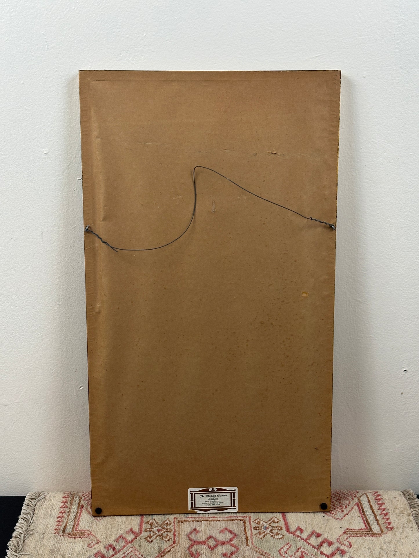 Nigel Clarke Signed Limited-Edition Figural Print, Framed Vintage