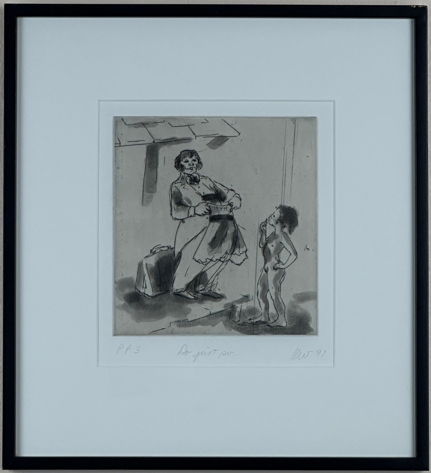 Kara Walker 'Do Just So' 1997 Etching, Printer's Proof PP3, Landfall Press