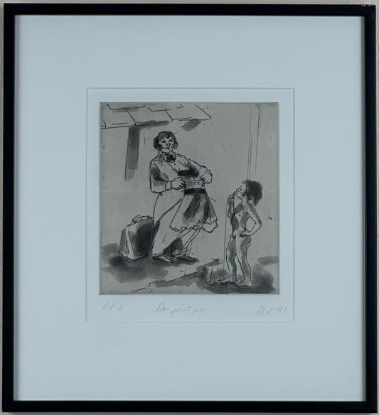 Kara Walker 'Do Just So' 1997 Etching, Printer's Proof PP3, Landfall Press