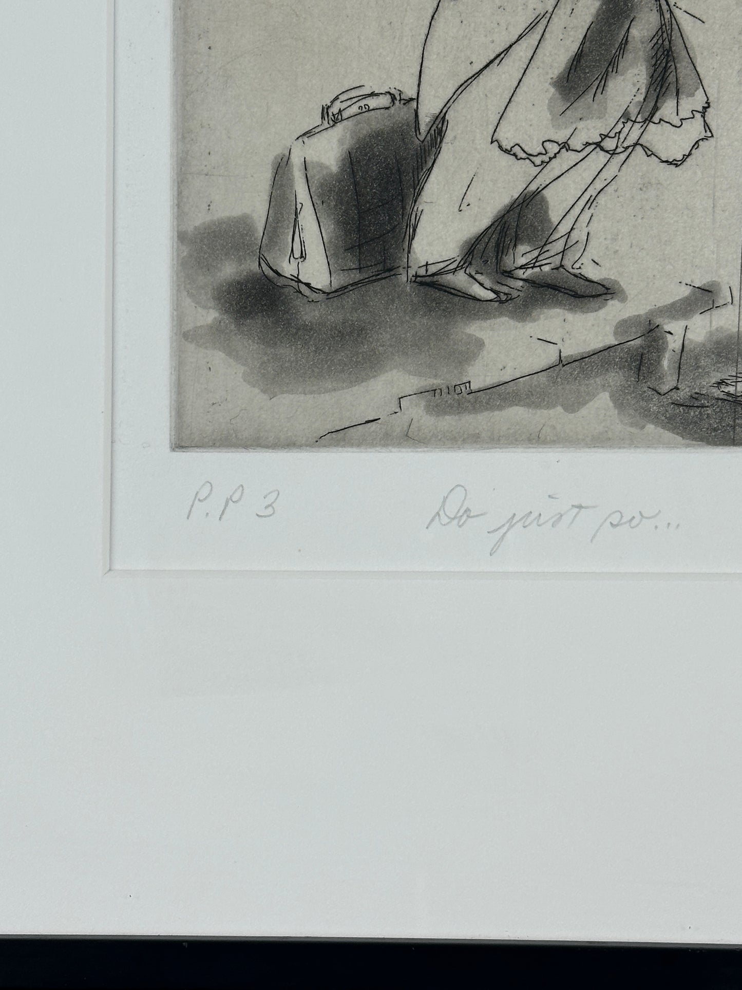 Kara Walker 'Do Just So' 1997 Etching, Printer's Proof PP3, Landfall Press