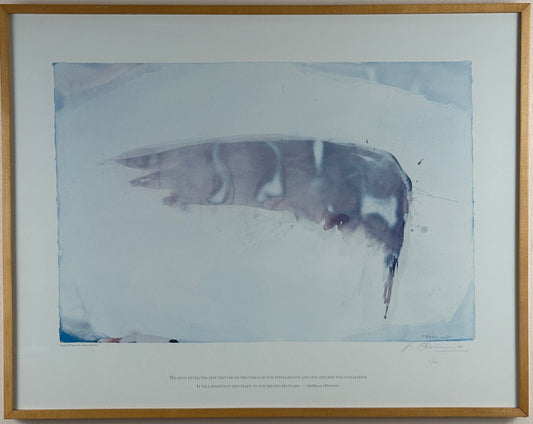Nathan Oliveira 'Santa Fe Wing #9' 1990 Signed Stanford Centennial Print 11/100