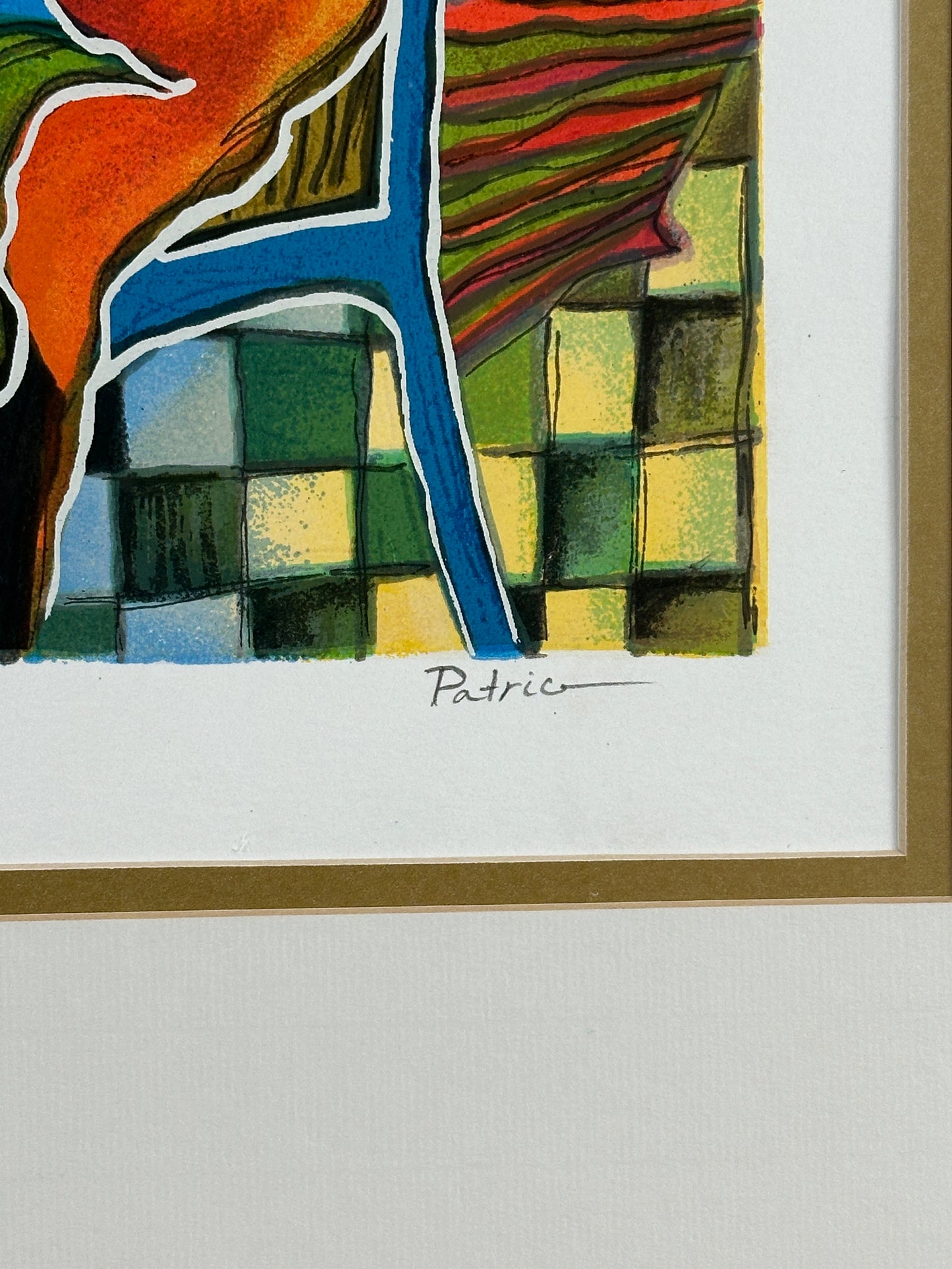 Patricia Govezensky 'Girltalk' Signed Serigraph 29/375 with COA, Framed