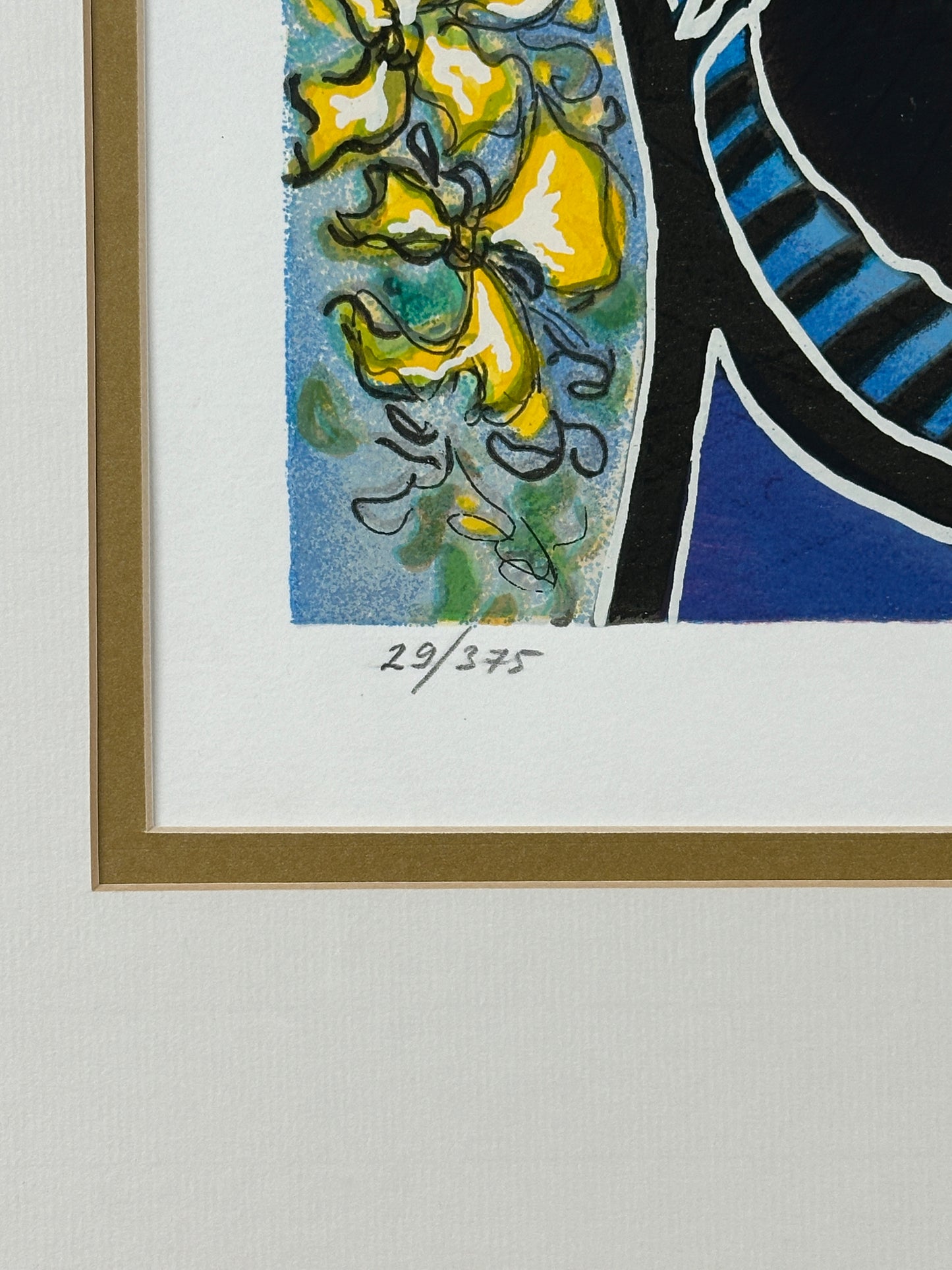 Patricia Govezensky 'Girltalk' Signed Serigraph 29/375 with COA, Framed