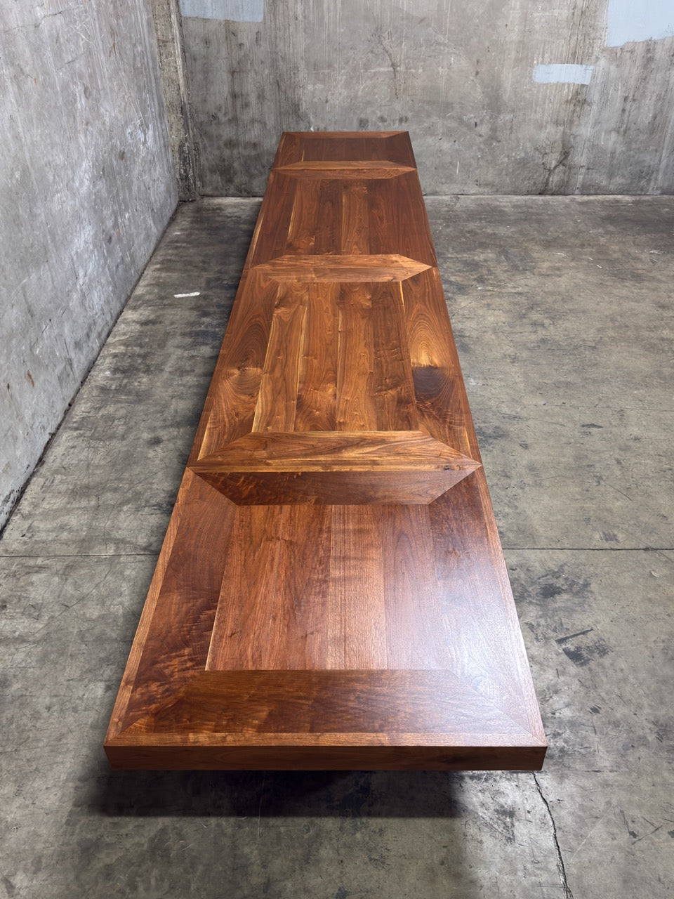 Uhuru Design Custom Walnut Extension Dining Table — Commissioned for George Clooney, 2010, Brooklyn NY