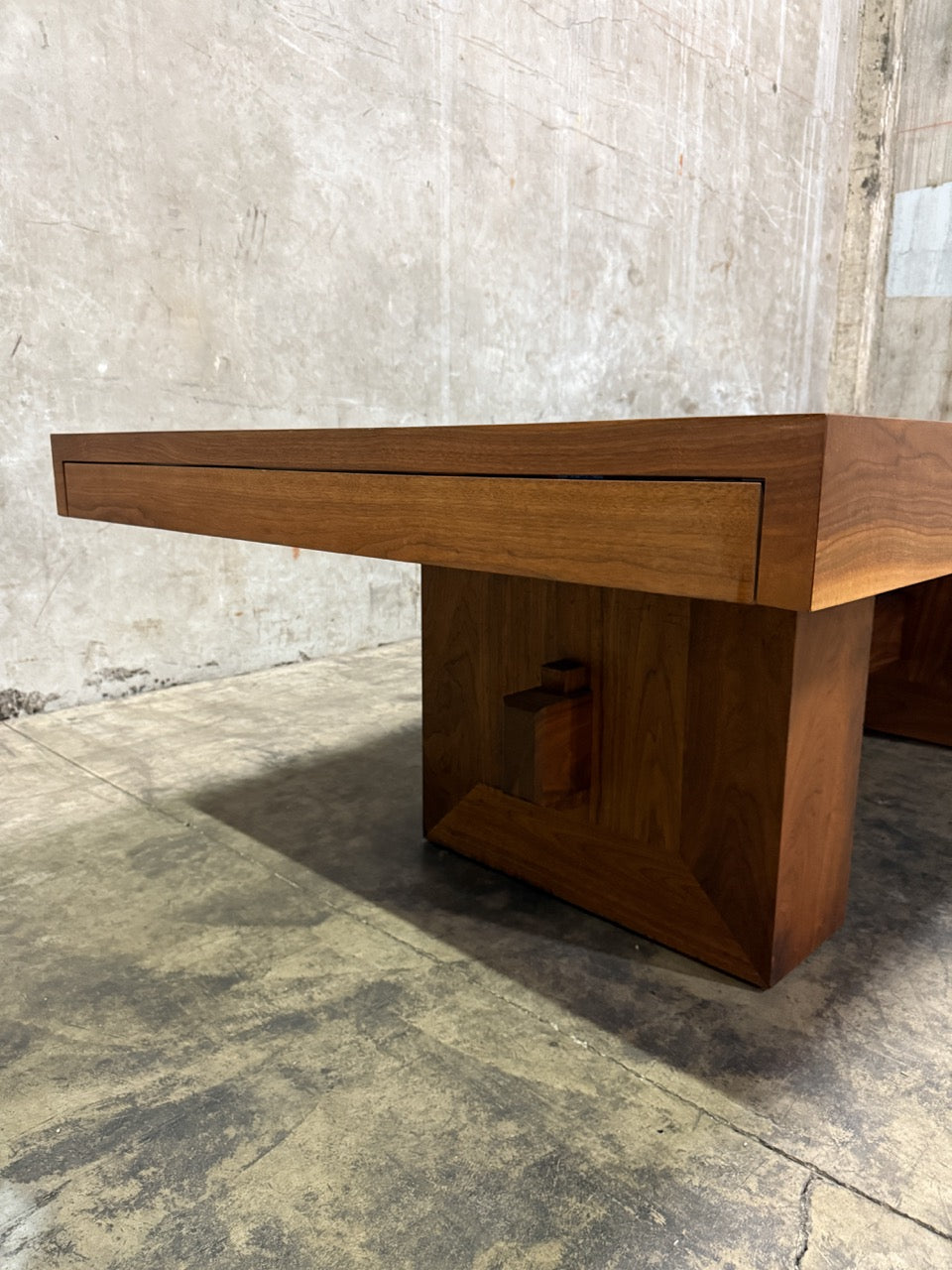 Uhuru Design Custom Walnut Extension Dining Table — Commissioned for George Clooney, 2010, Brooklyn NY