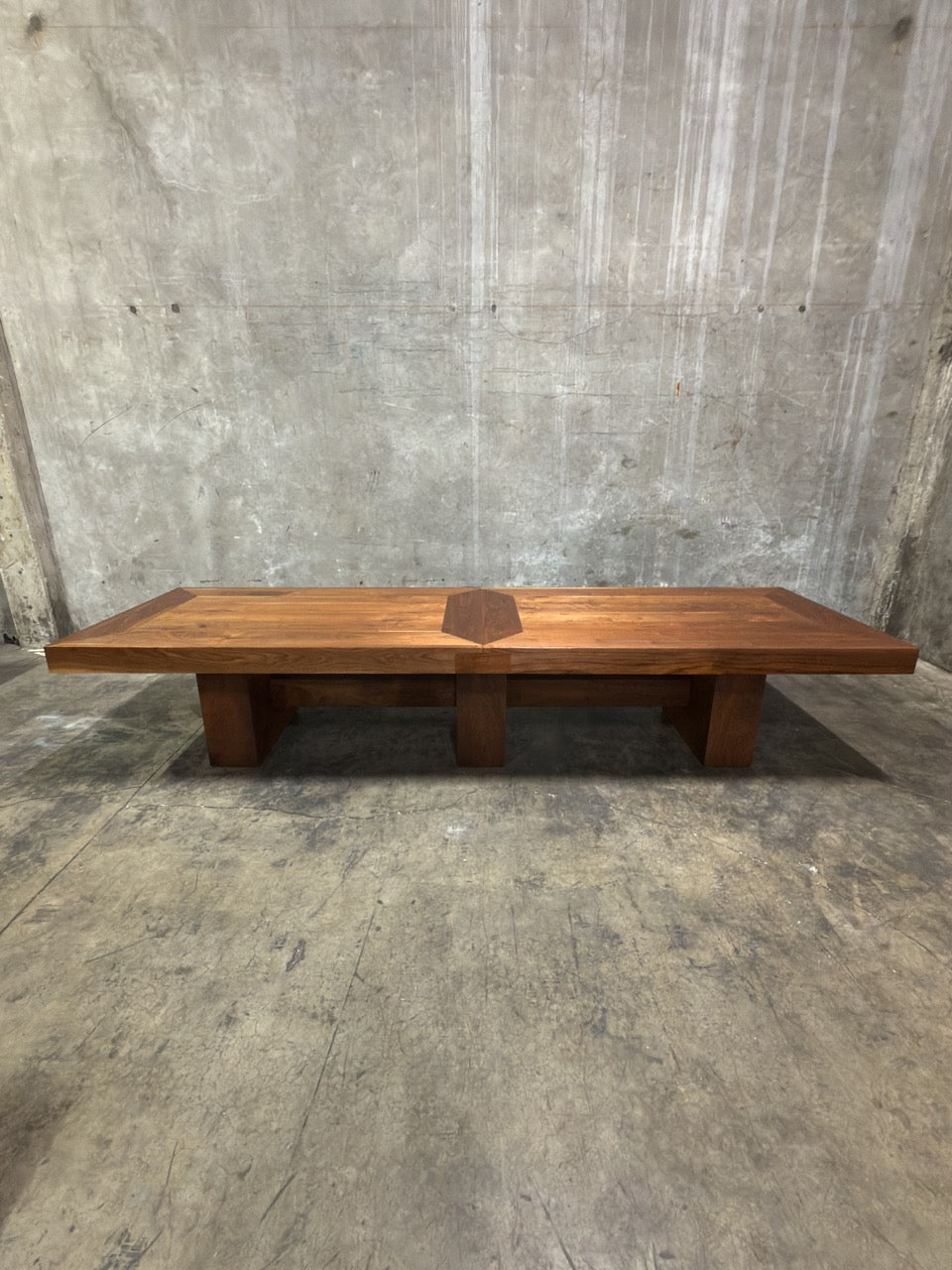 Uhuru Design Custom Walnut Extension Dining Table — Commissioned for George Clooney, 2010, Brooklyn NY