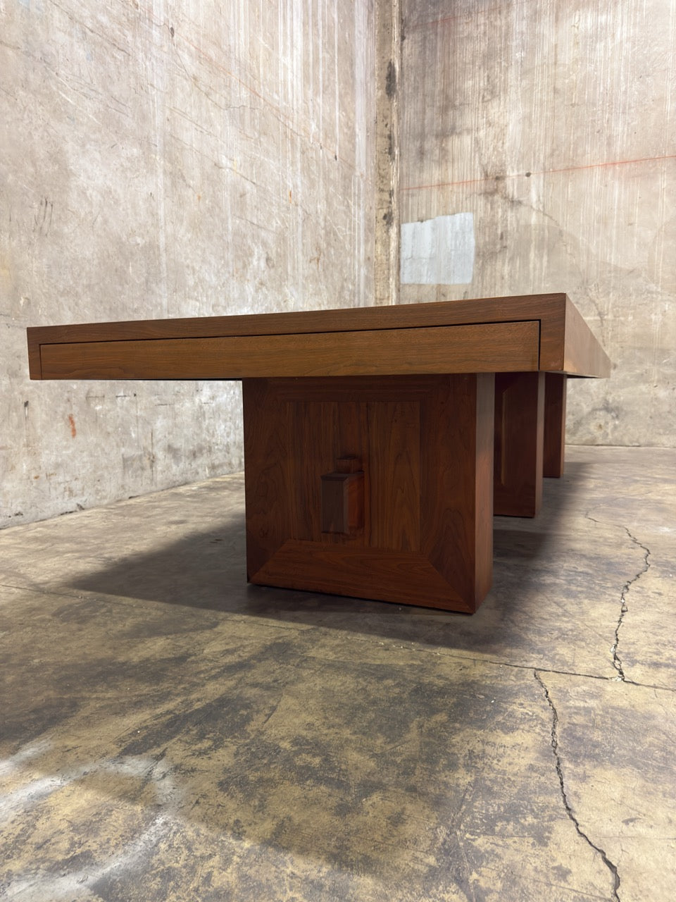 Uhuru Design Custom Walnut Extension Dining Table — Commissioned for George Clooney, 2010, Brooklyn NY