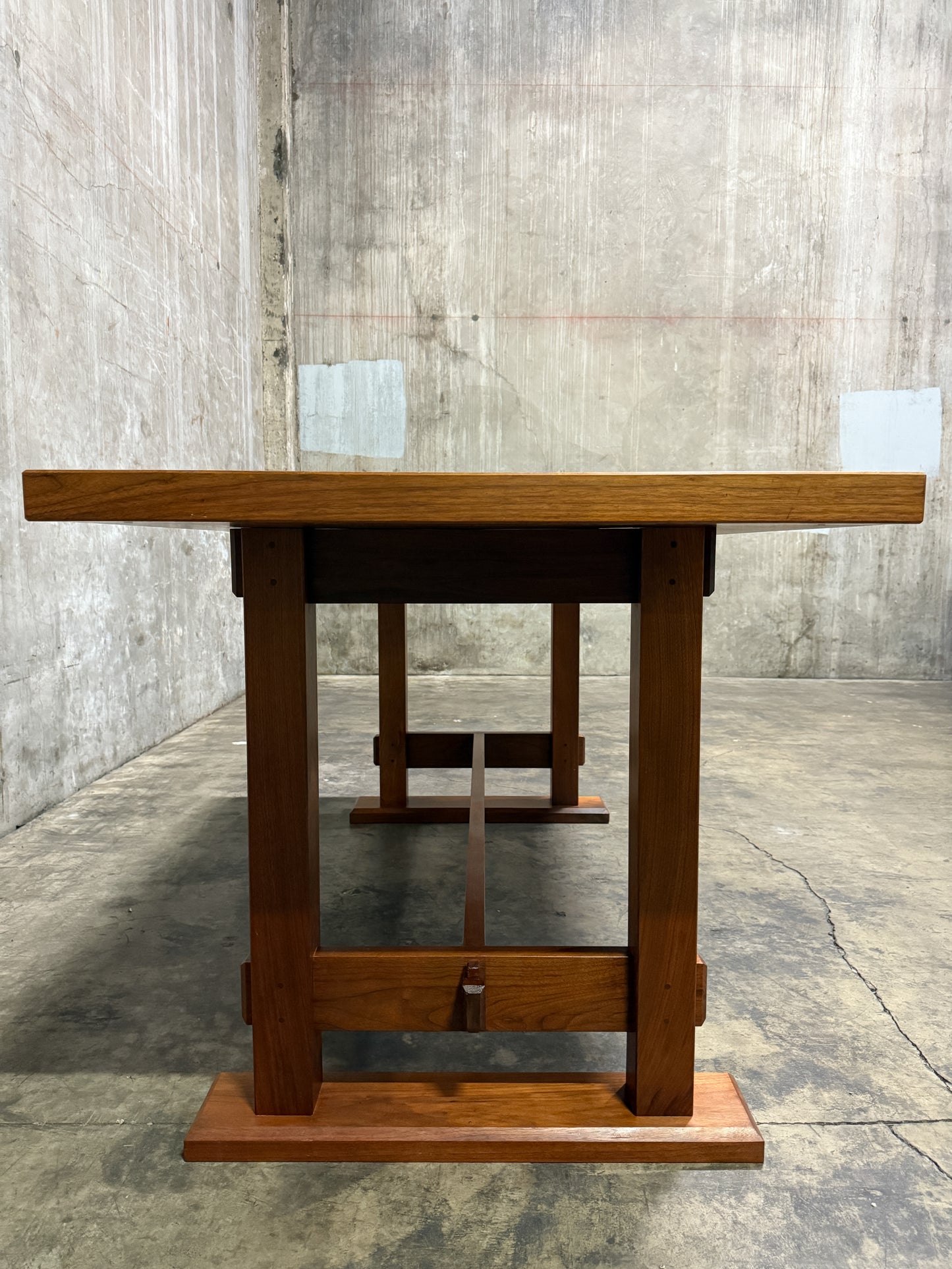 Uhuru Design High-Top Table in Walnut — Commissioned for George Clooney, 2010, Brooklyn NY