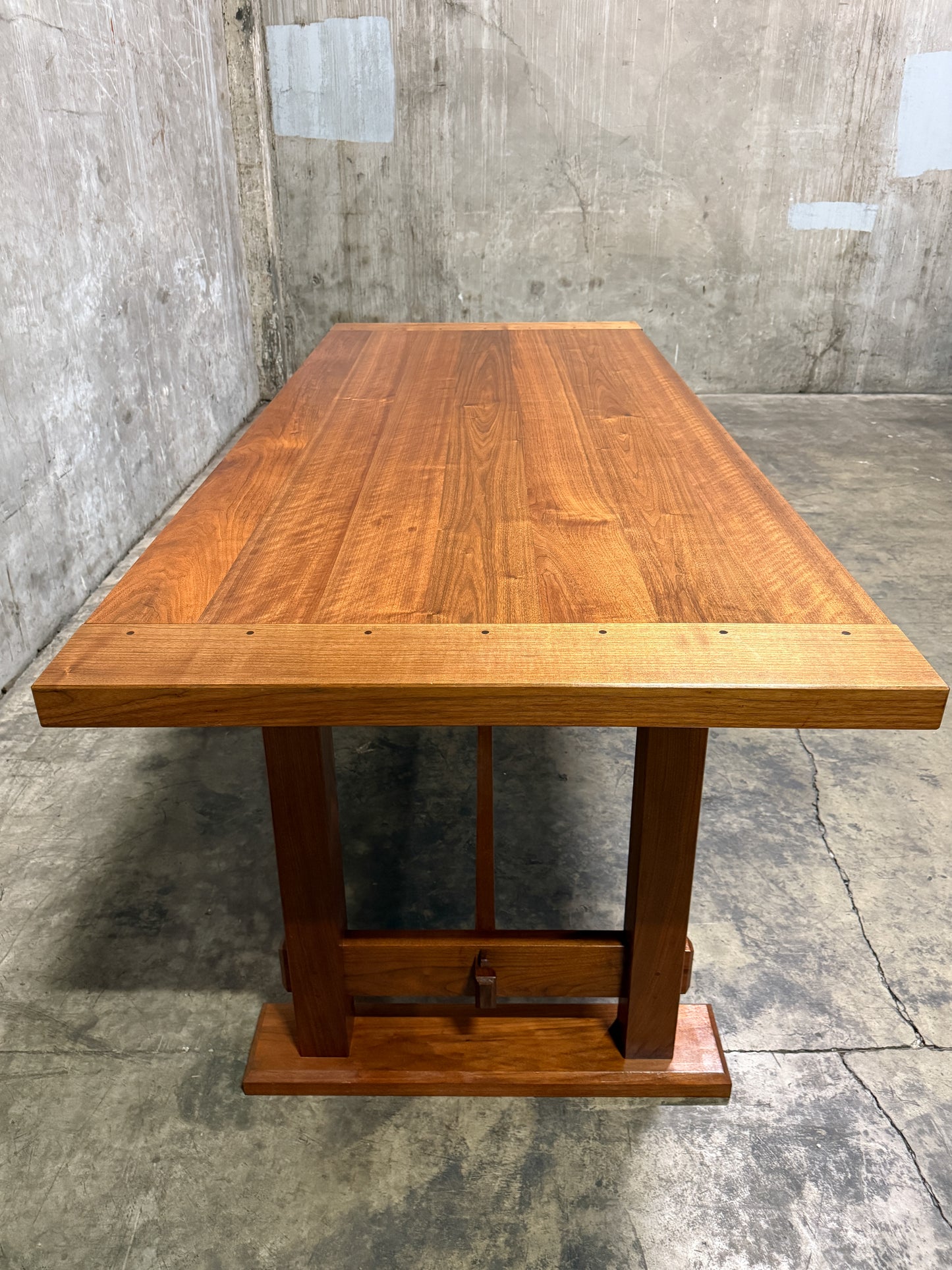 Uhuru Design High-Top Table in Walnut — Commissioned for George Clooney, 2010, Brooklyn NY