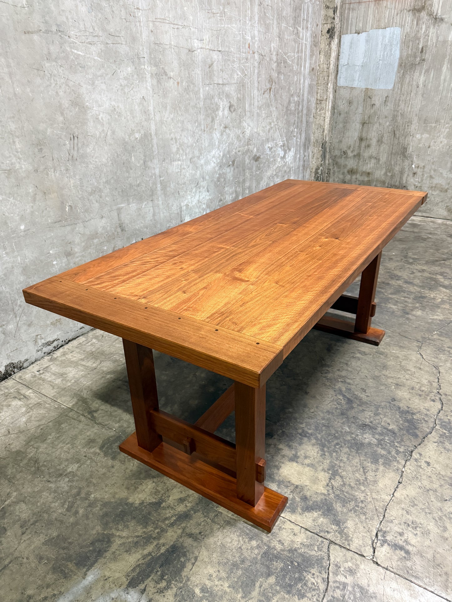 Uhuru Design High-Top Table in Walnut — Commissioned for George Clooney, 2010, Brooklyn NY