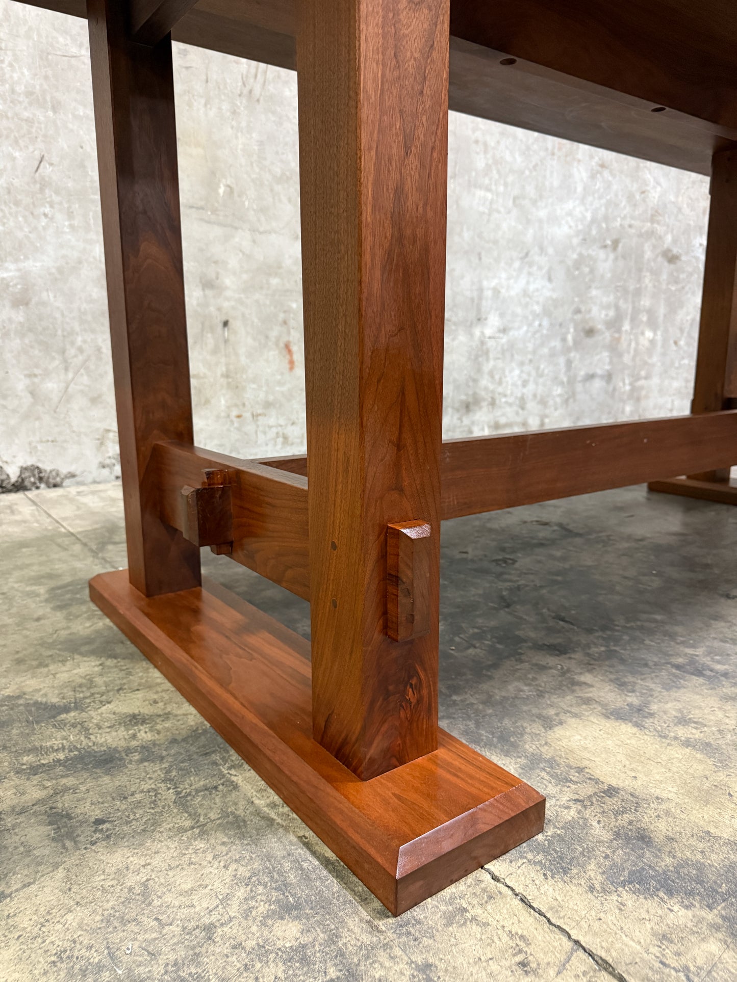 Uhuru Design High-Top Table in Walnut — Commissioned for George Clooney, 2010, Brooklyn NY