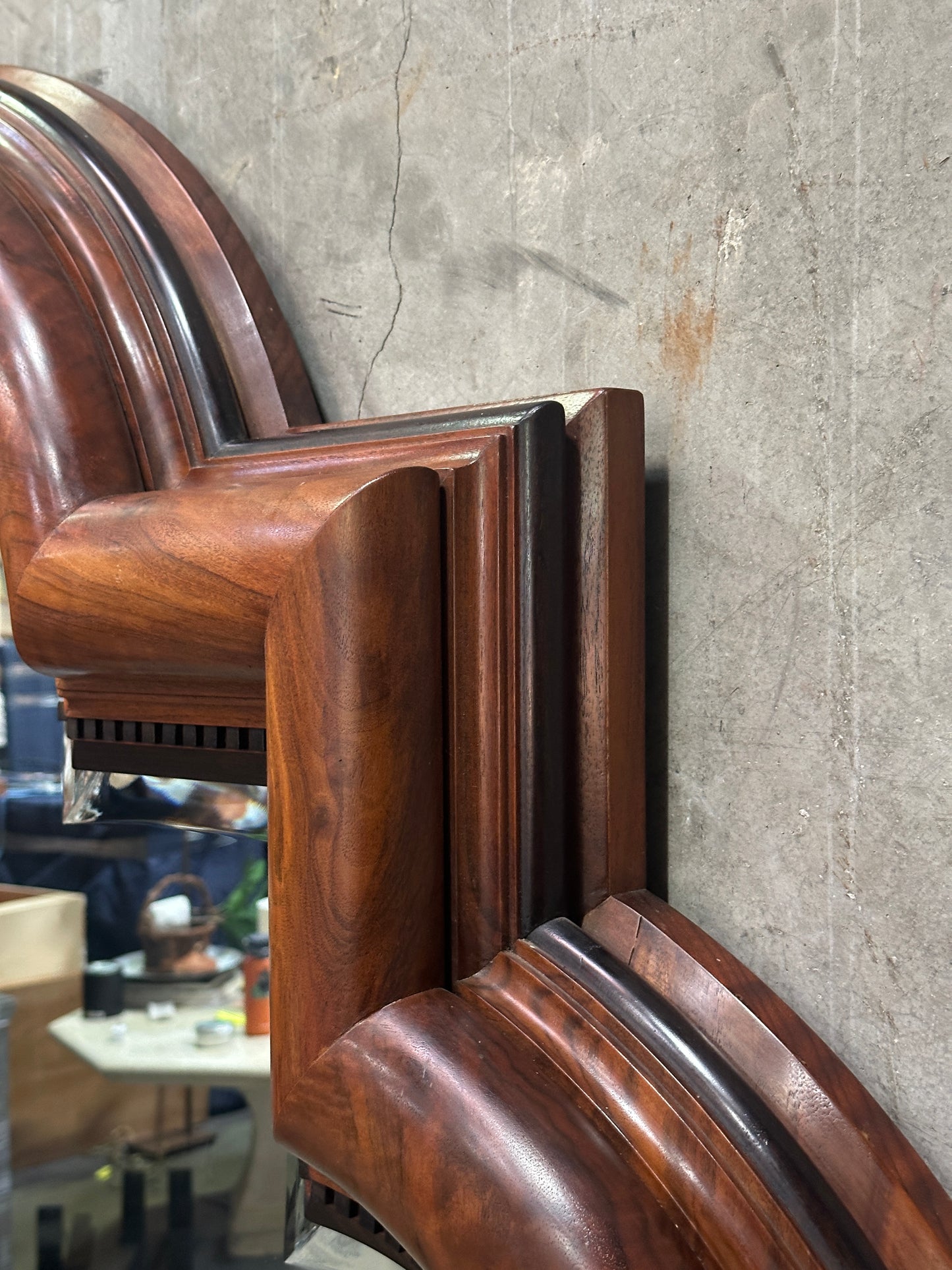 Theodore Alexander 'Uppingham Cavetto Quatrefoil' Walnut Mirror