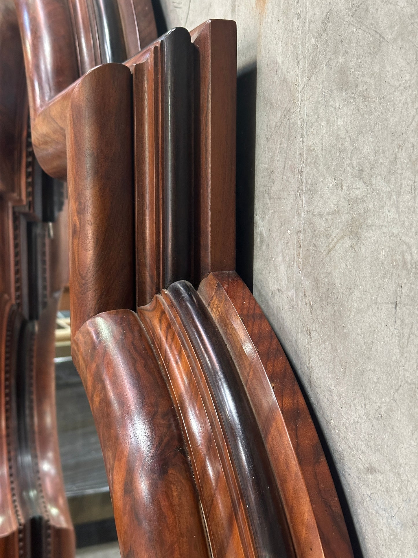 Theodore Alexander 'Uppingham Cavetto Quatrefoil' Walnut Mirror