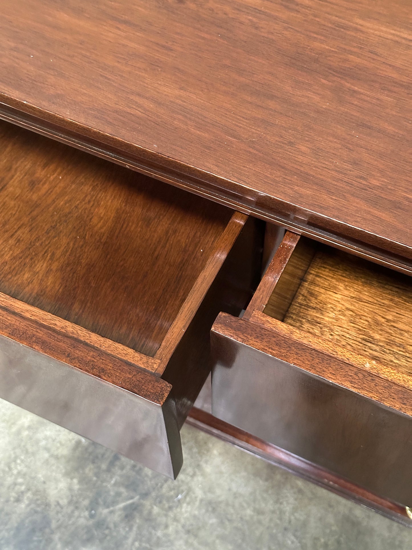 C. Mariani Custom Studio Walnut Sideboard, San Francisco, Nine Drawers