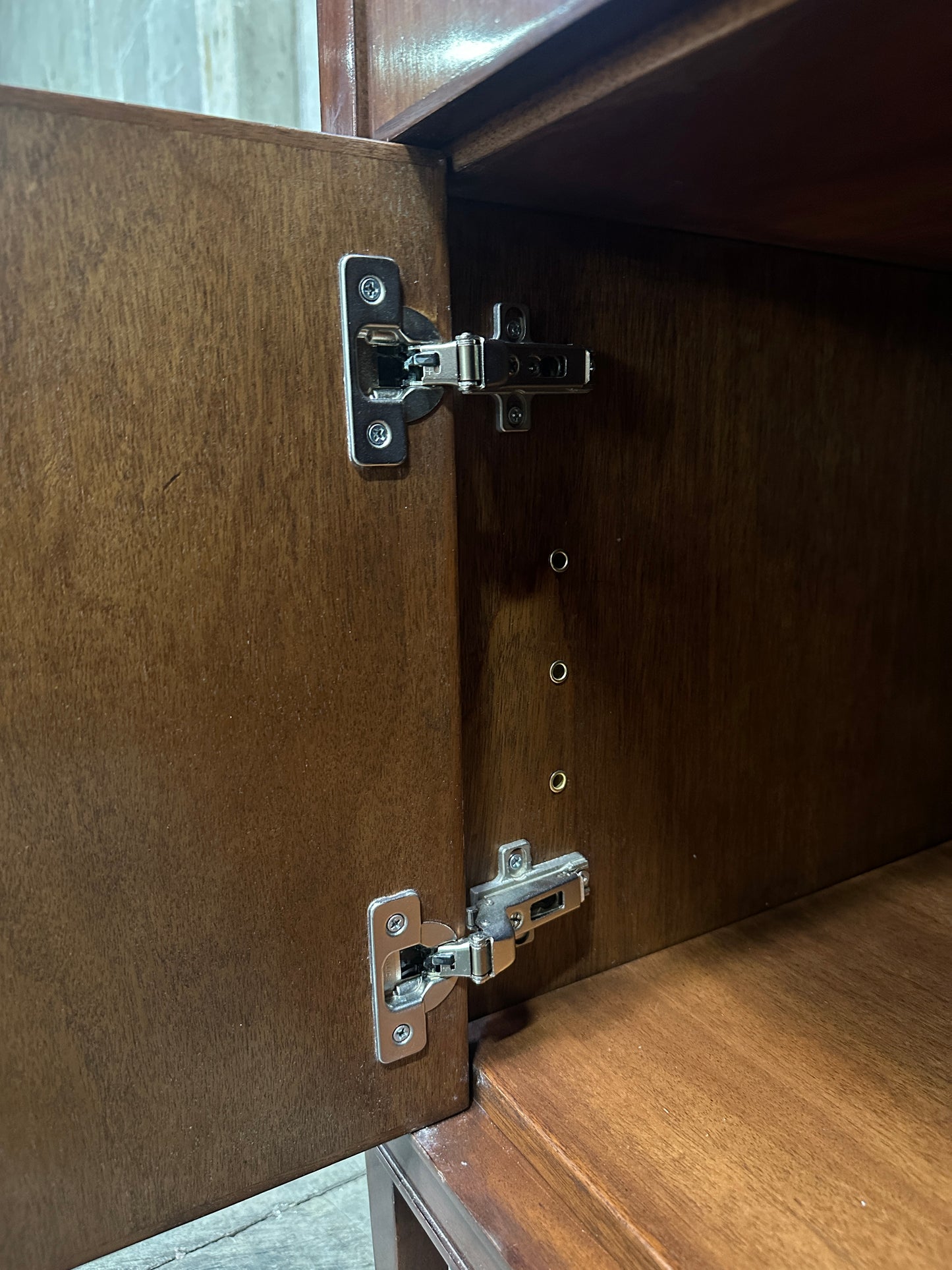 C. Mariani Custom Studio Walnut Sideboard, San Francisco, Nine Drawers